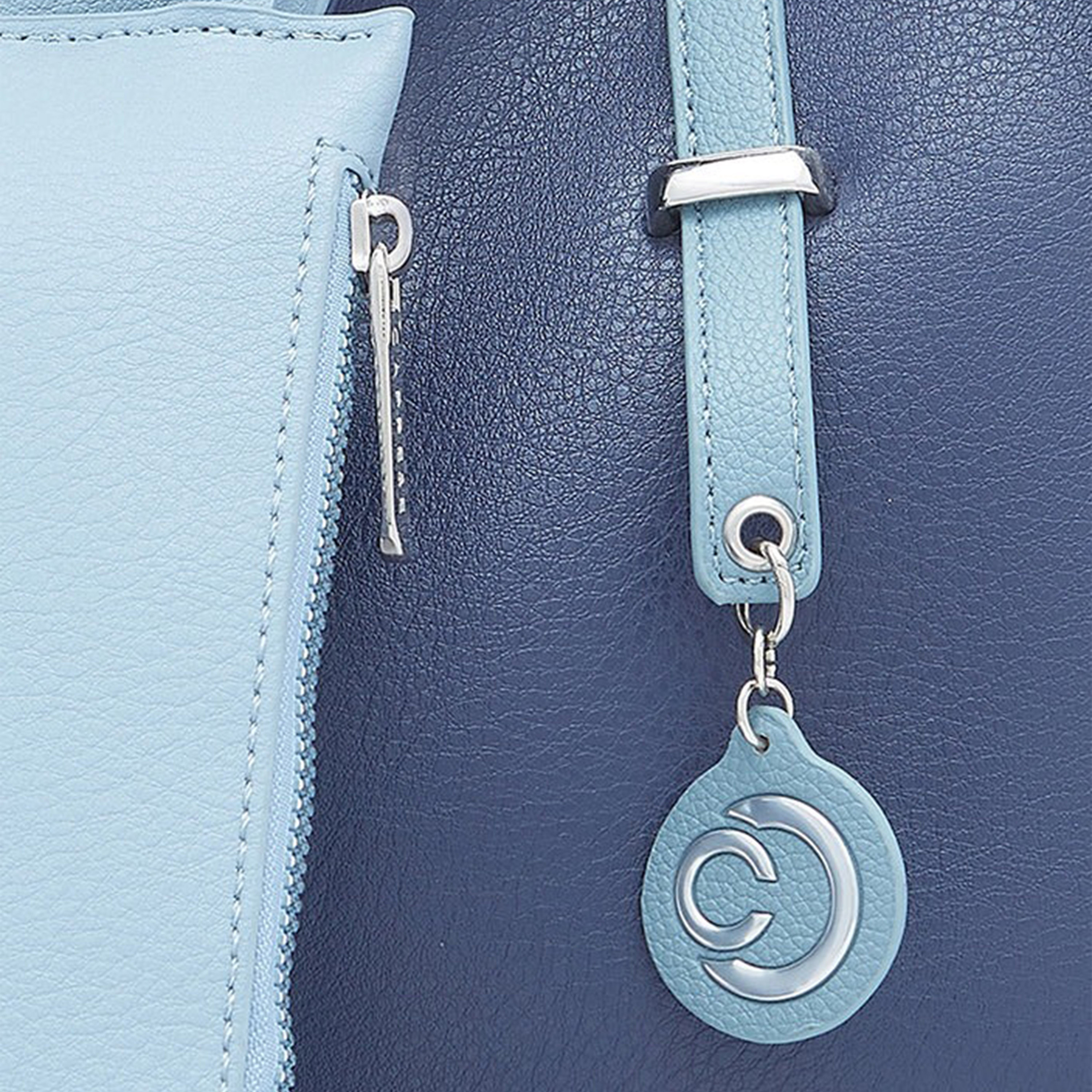 Caprese Double-Handle Shoulder Bag with Flap Closure | 34 x 29 x 13 cm-women-bagsandwallets-handbags-image-7