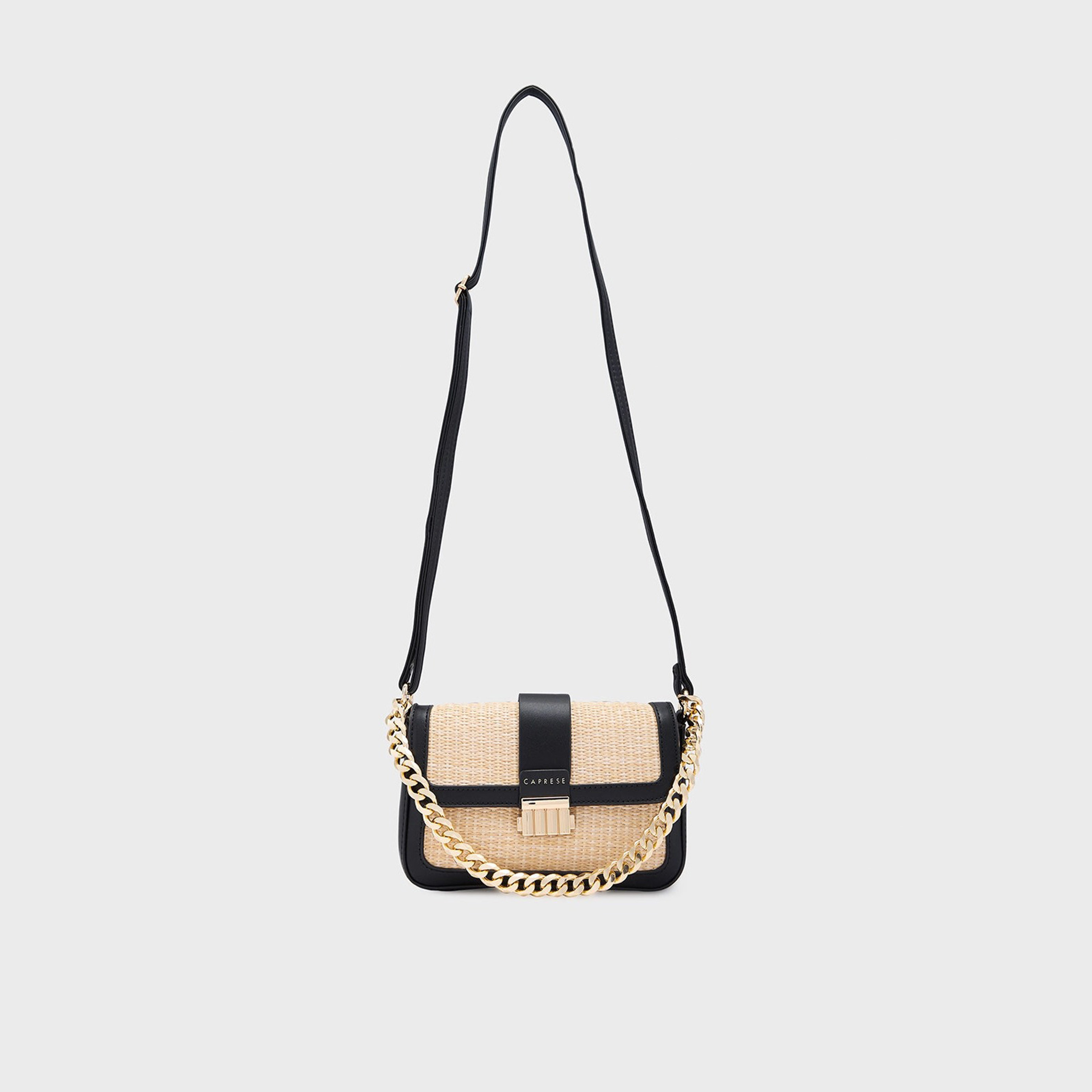 حقيبة كروس كبريزي بغطاء قلاب للإغلاق وحزام قابل للتعديل | 21.5 × 14 × 4.5 سم-women-bagsandwallets-handbags-image-4
