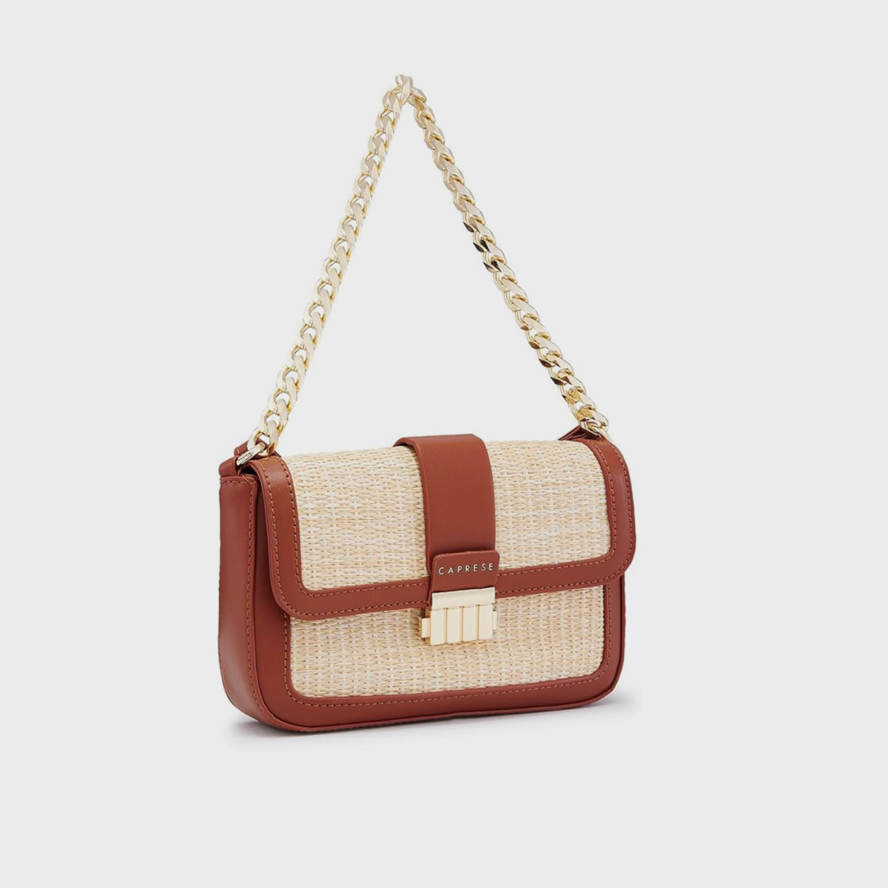 حقيبة كروس كبريزي بغطاء قلاب للإغلاق وحزام قابل للتعديل | 29 × 13.5 × 23 سم-women-bagsandwallets-handbags-image-6