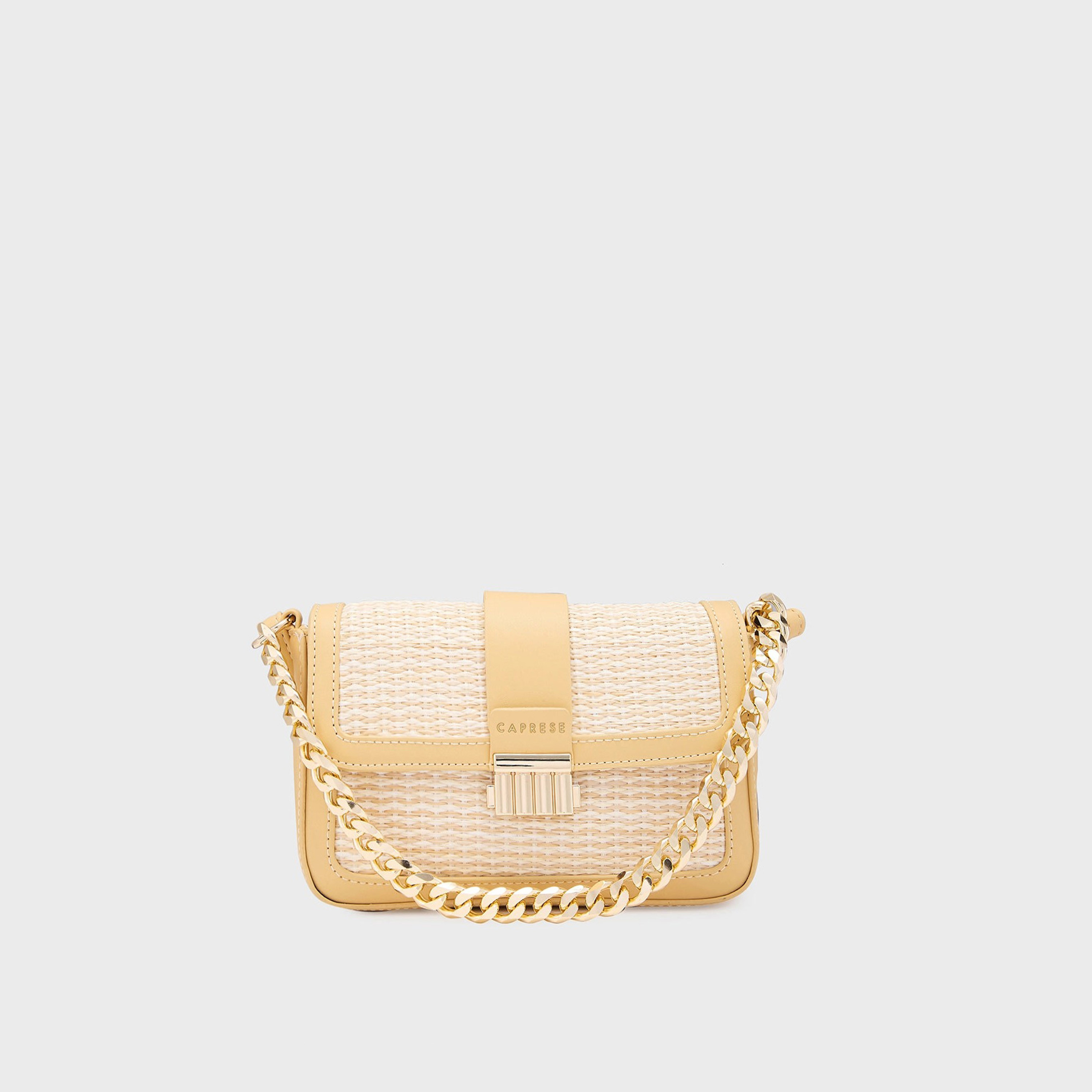 حقيبة كروس كبريزي بغطاء قلاب للإغلاق وحزام قابل للتعديل | 21.5 × 14 × 4.5 سم-women-bagsandwallets-handbags-image-1