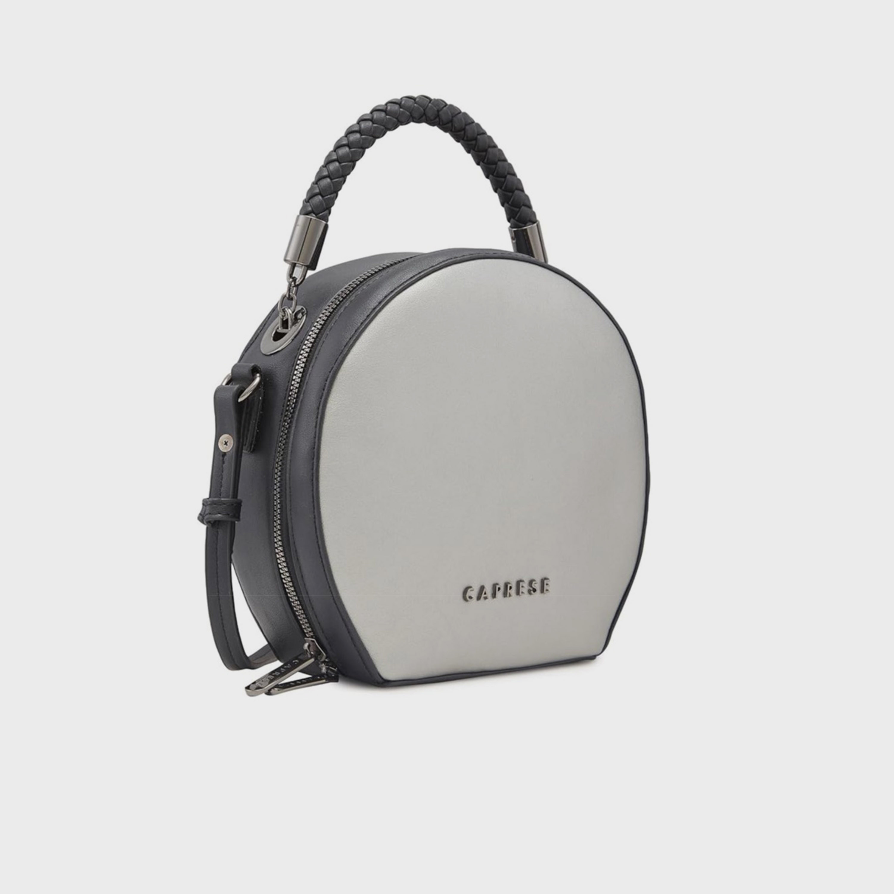 Caprese Top Handle Crossbody Bag with Zipper Closure and Adjustable Strap | 20 x 19 x 6 cm-women-bagsandwallets-handbags-image-6