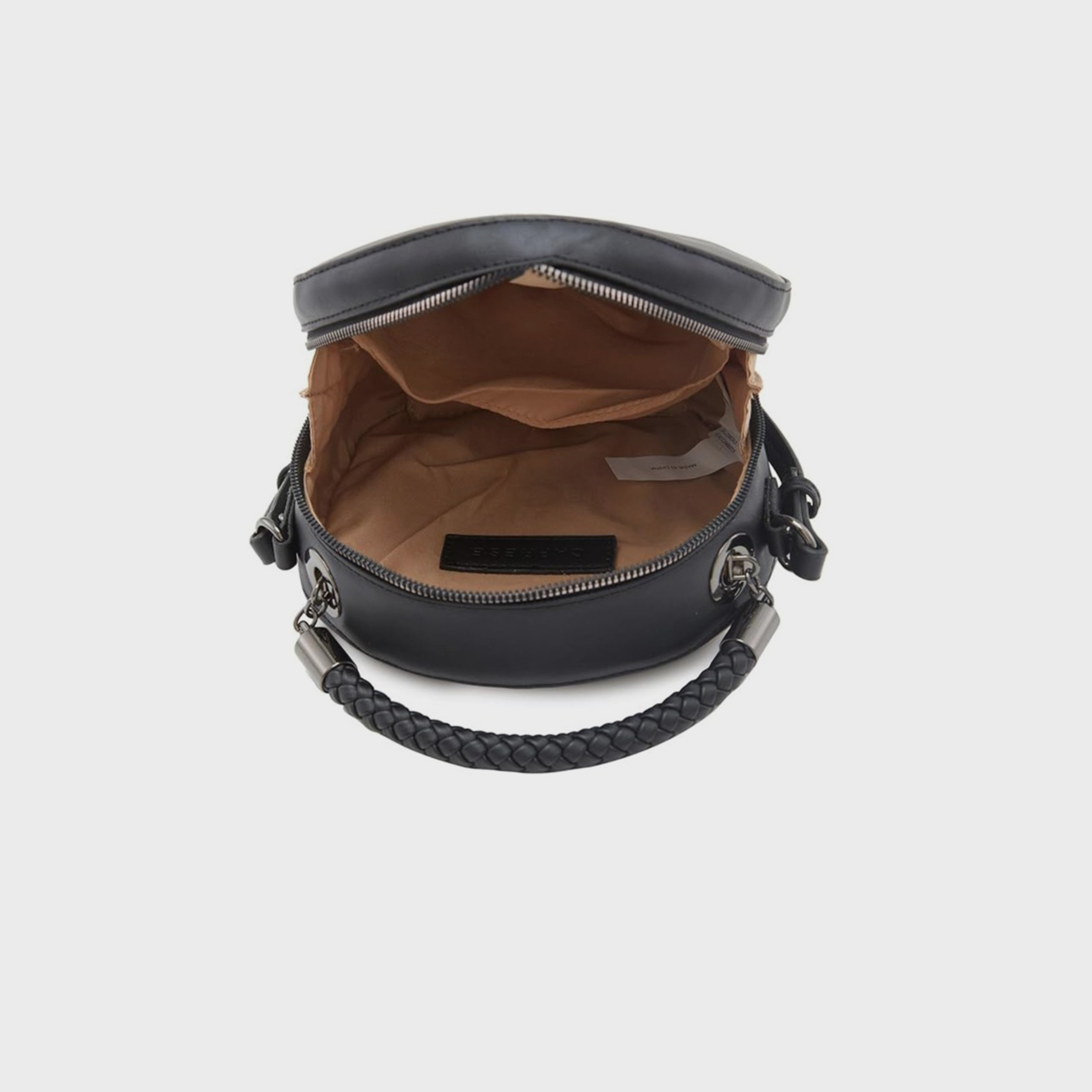 Caprese Top Handle Crossbody Bag with Zipper Closure and Adjustable Strap | 20 x 19 x 6 cm-women-bagsandwallets-handbags-image-7