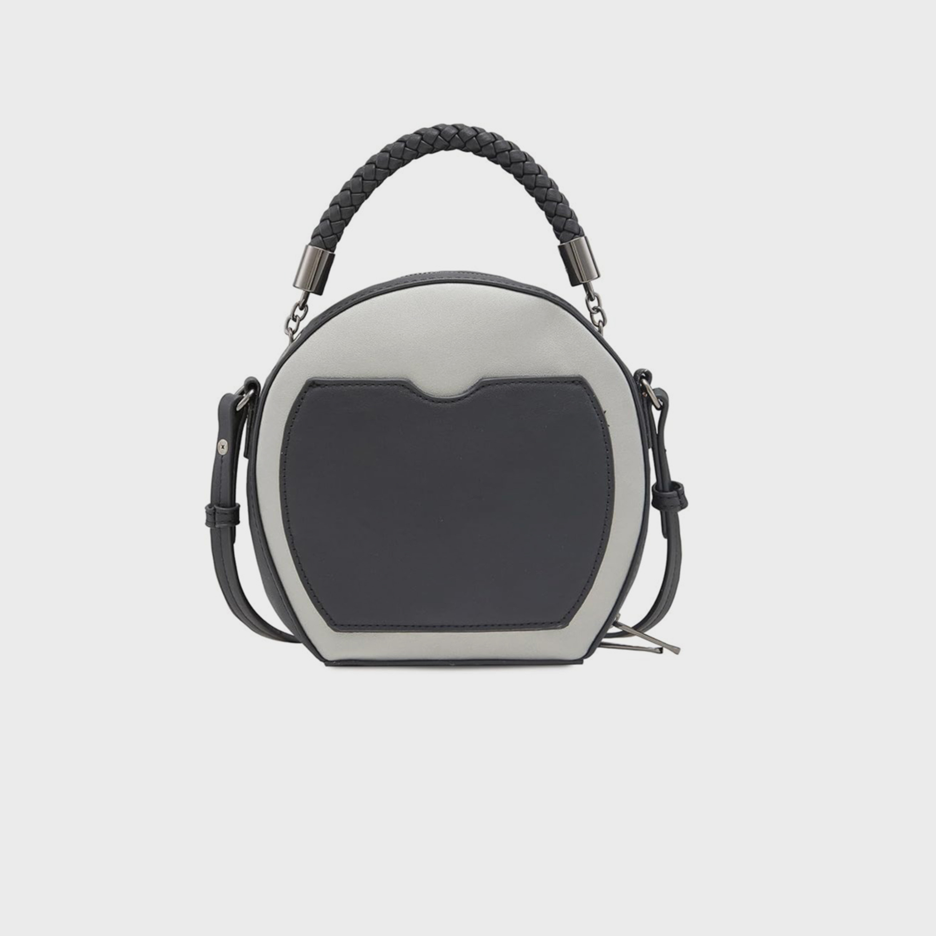Caprese Top Handle Crossbody Bag with Zipper Closure and Adjustable Strap | 20 x 19 x 6 cm-women-bagsandwallets-handbags-image-8