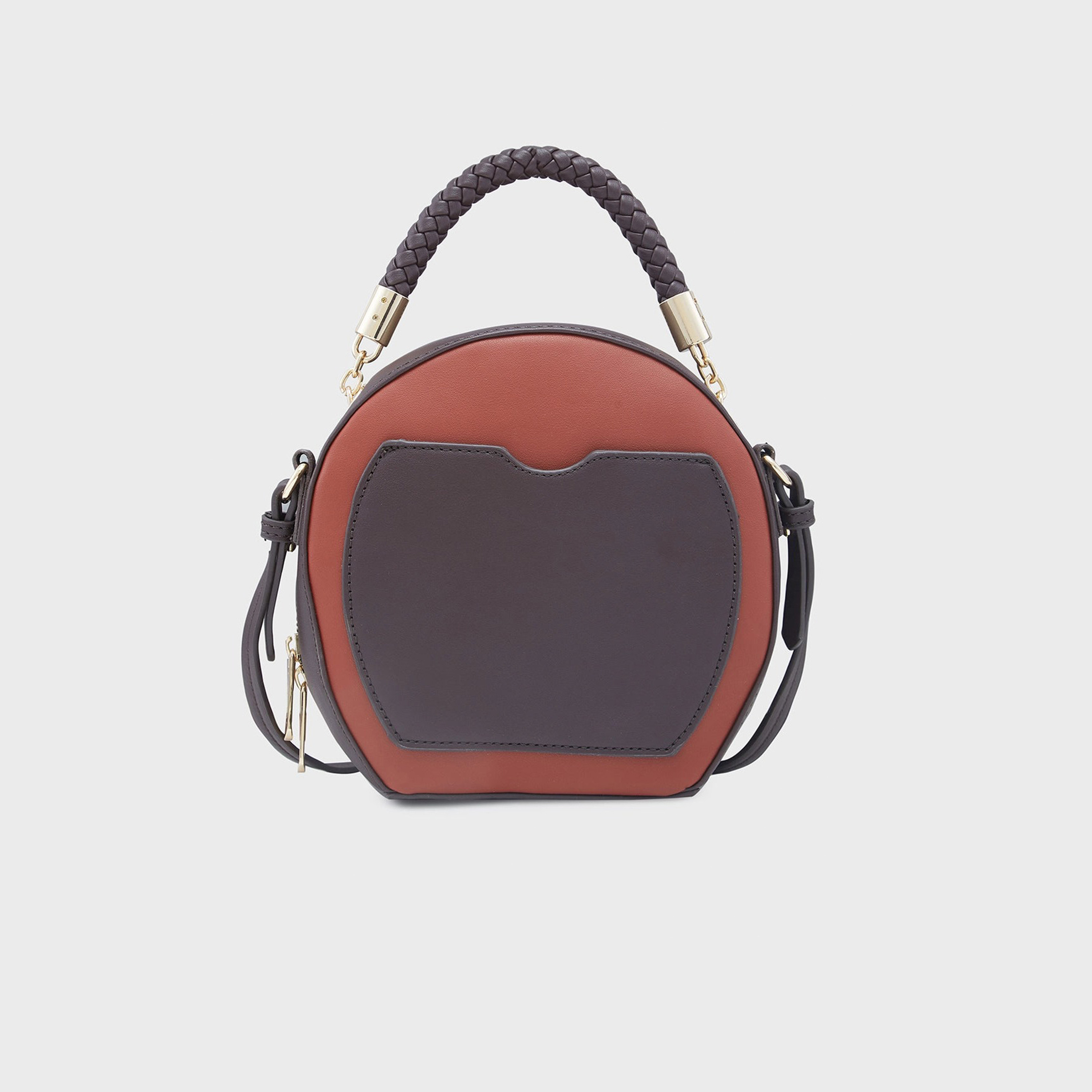 Caprese Top Handle Crossbody Bag with Zipper Closure and Adjustable Strap | 20 x 19 x 6 cm-women-bagsandwallets-handbags-image-6