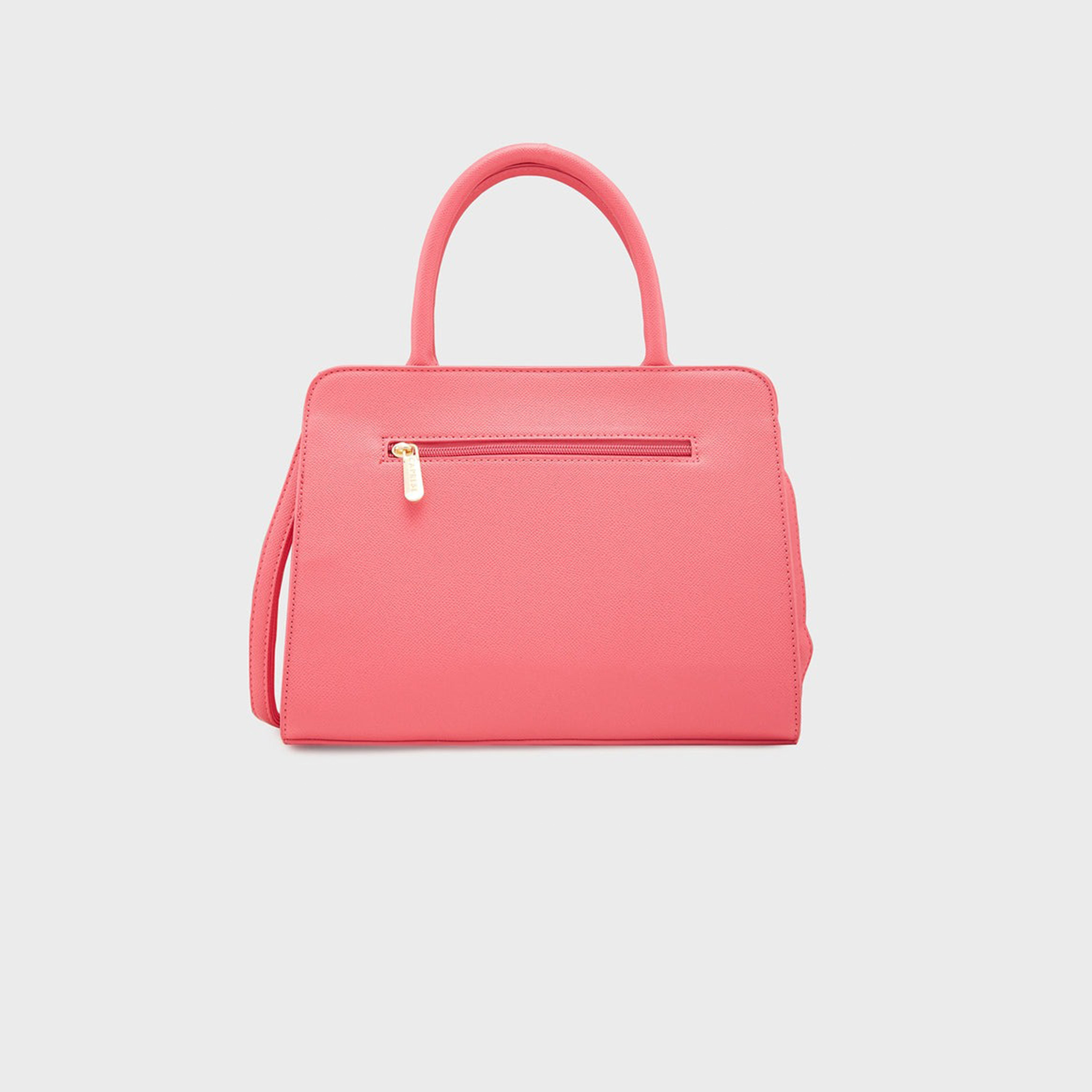 Caprese Printed Double-Handle Satchel Bag with Zipper Closure and Detachable Strap | 29 x 22 x 12 cm-women-bagsandwallets-handbags-image-8