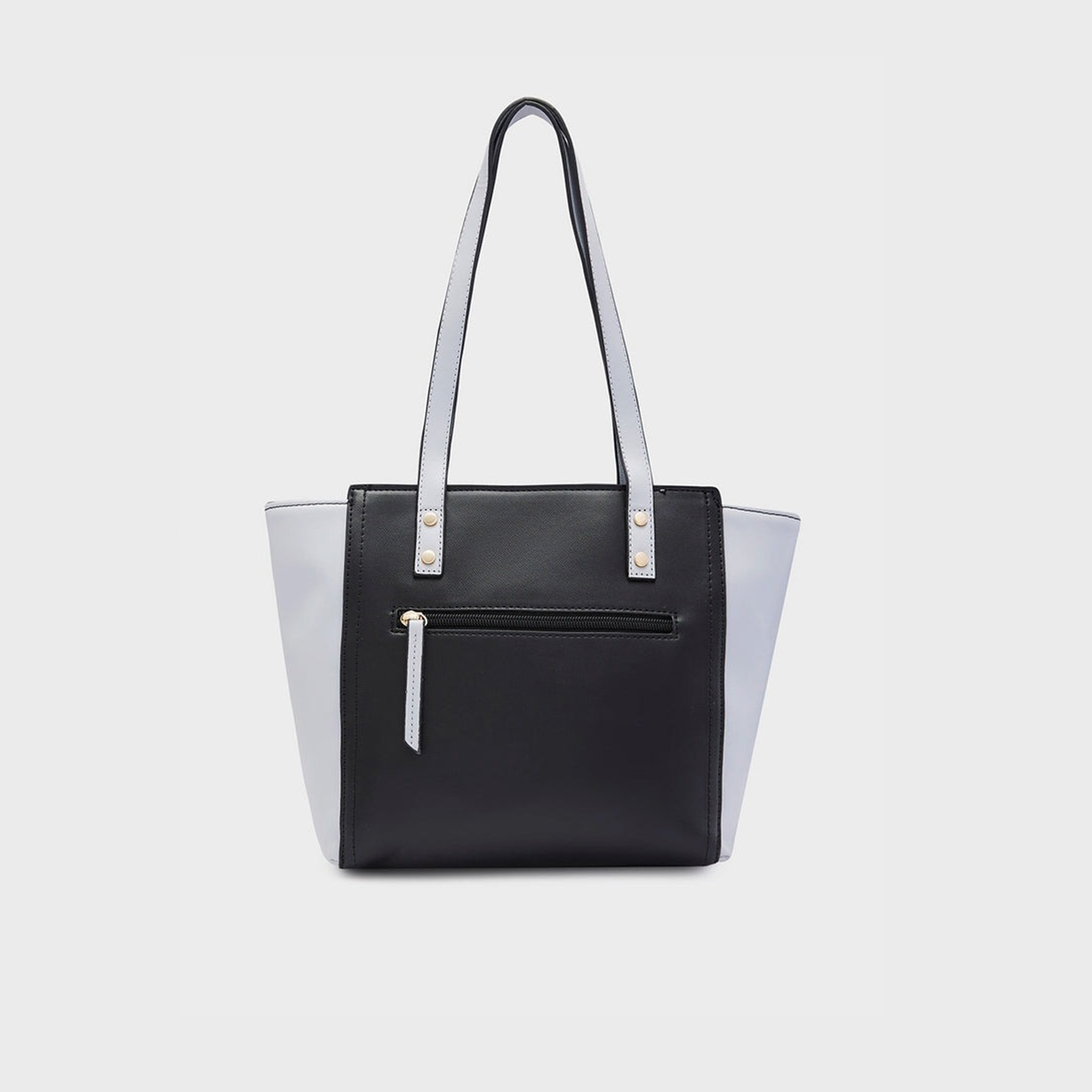 Caprese Double-Handle Satchel Bag with Zipper Closure and Detachable Strap | 22 x 6 x 15 cm-women-bagsandwallets-handbags-image-2