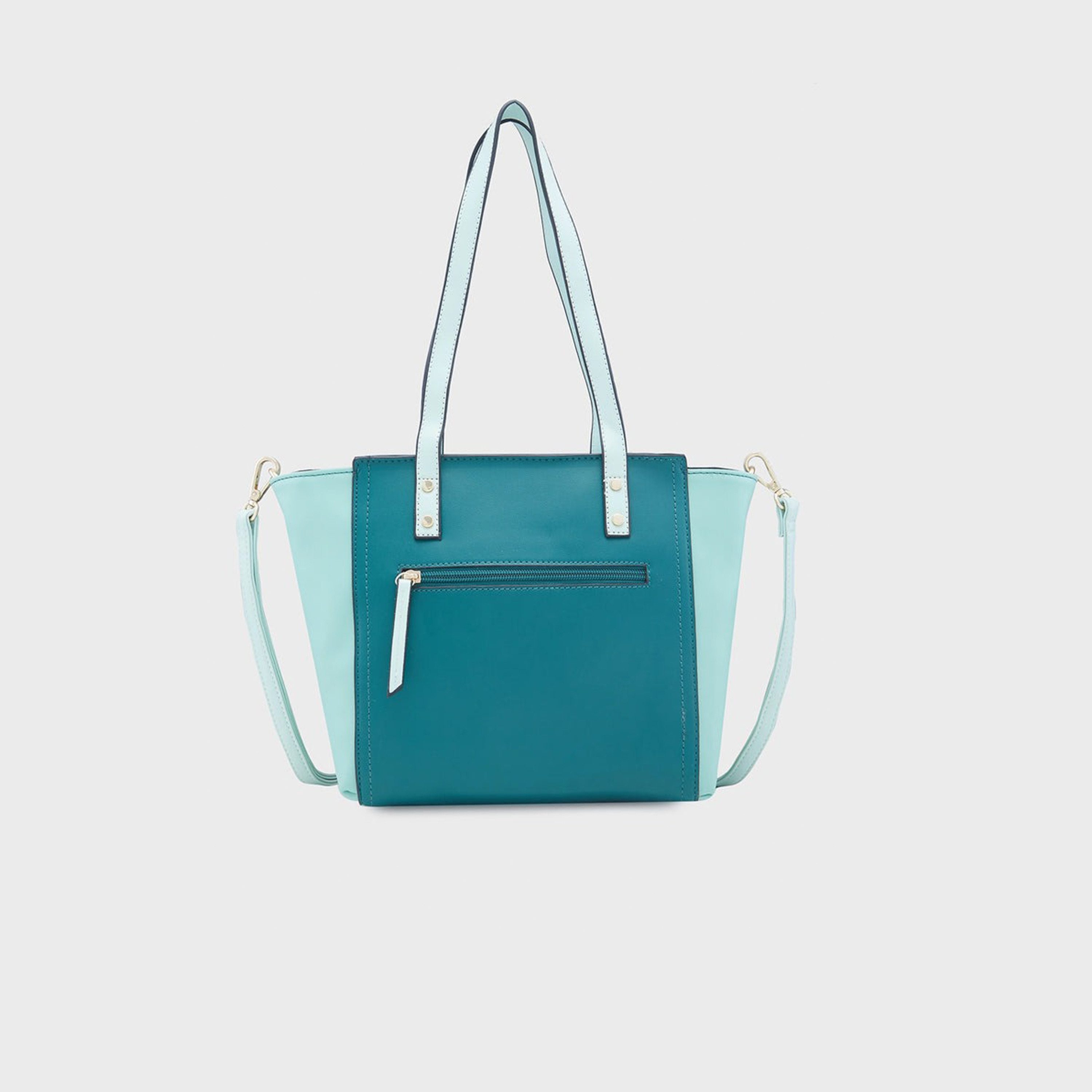 حقيبة حقيبة بمقبض مزدوج من Caprese مع إغلاق بسحاب وحزام قابل للفصل | 22 × 6 × 15 سم-women-bagsandwallets-handbags-image-6