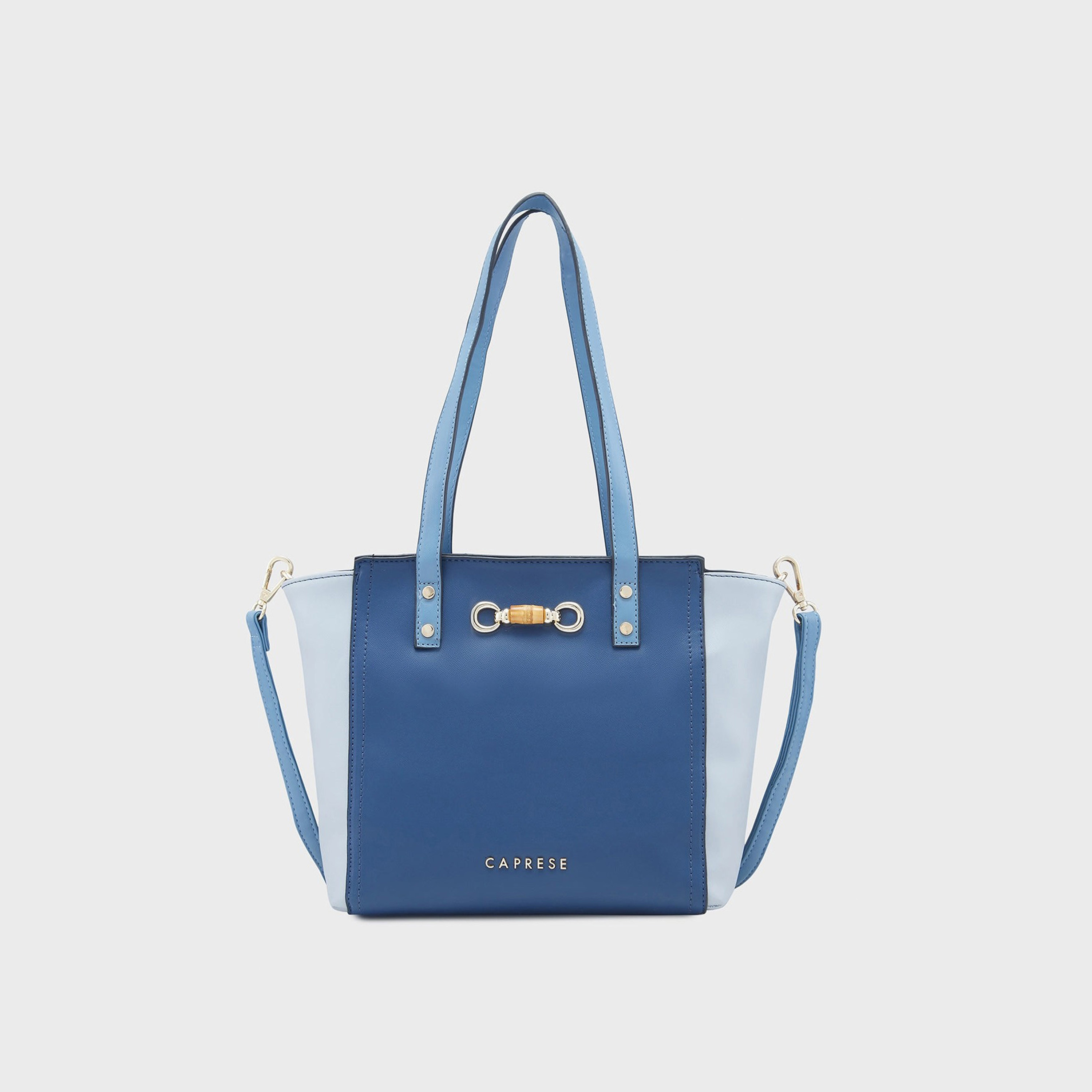حقيبة حقيبة بمقبض مزدوج من Caprese مع إغلاق بسحاب وحزام قابل للفصل | 34 × 25 × 13 سم-women-bagsandwallets-handbags-image-1