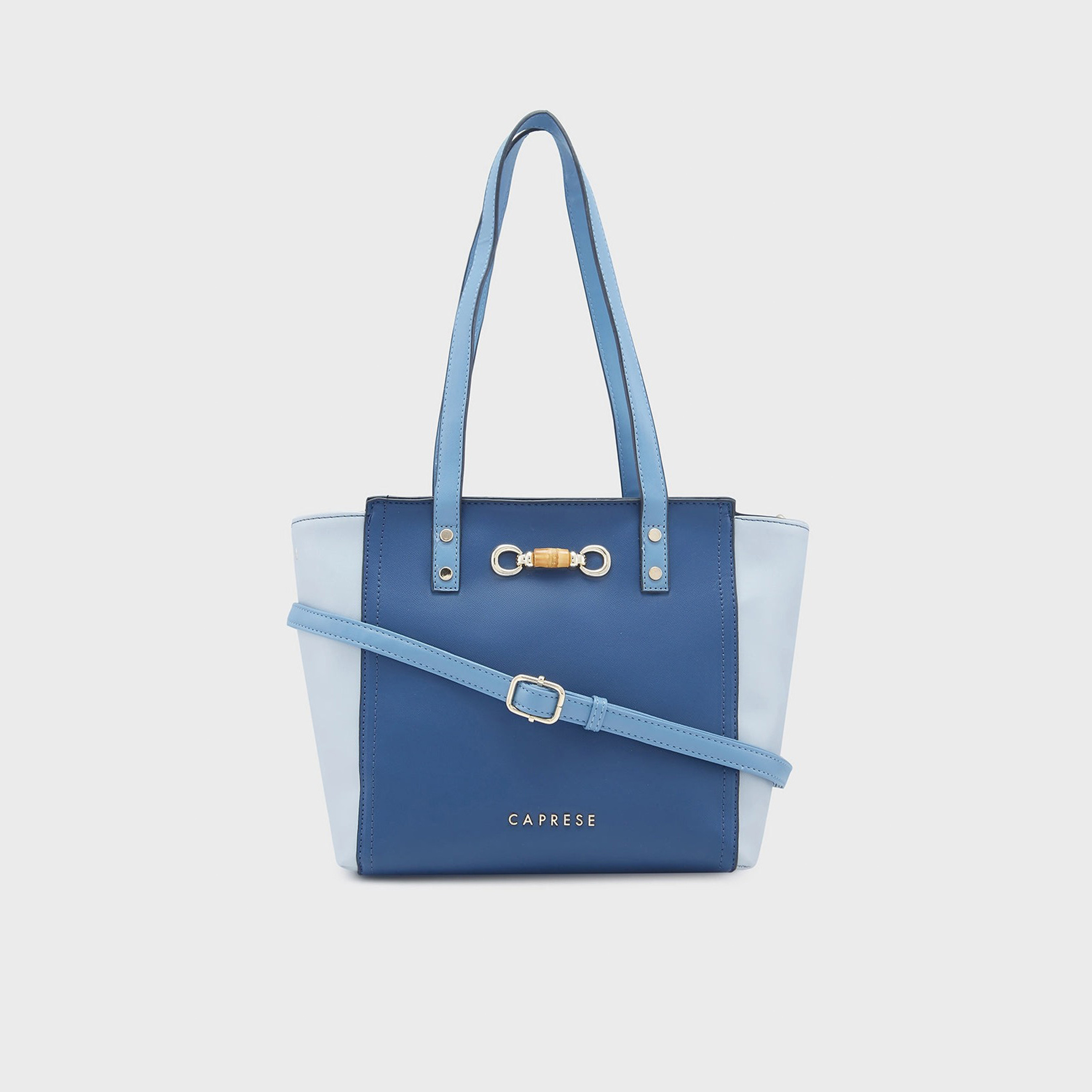 حقيبة حقيبة بمقبض مزدوج من Caprese مع إغلاق بسحاب وحزام قابل للفصل | 34 × 25 × 13 سم-women-bagsandwallets-handbags-image-7