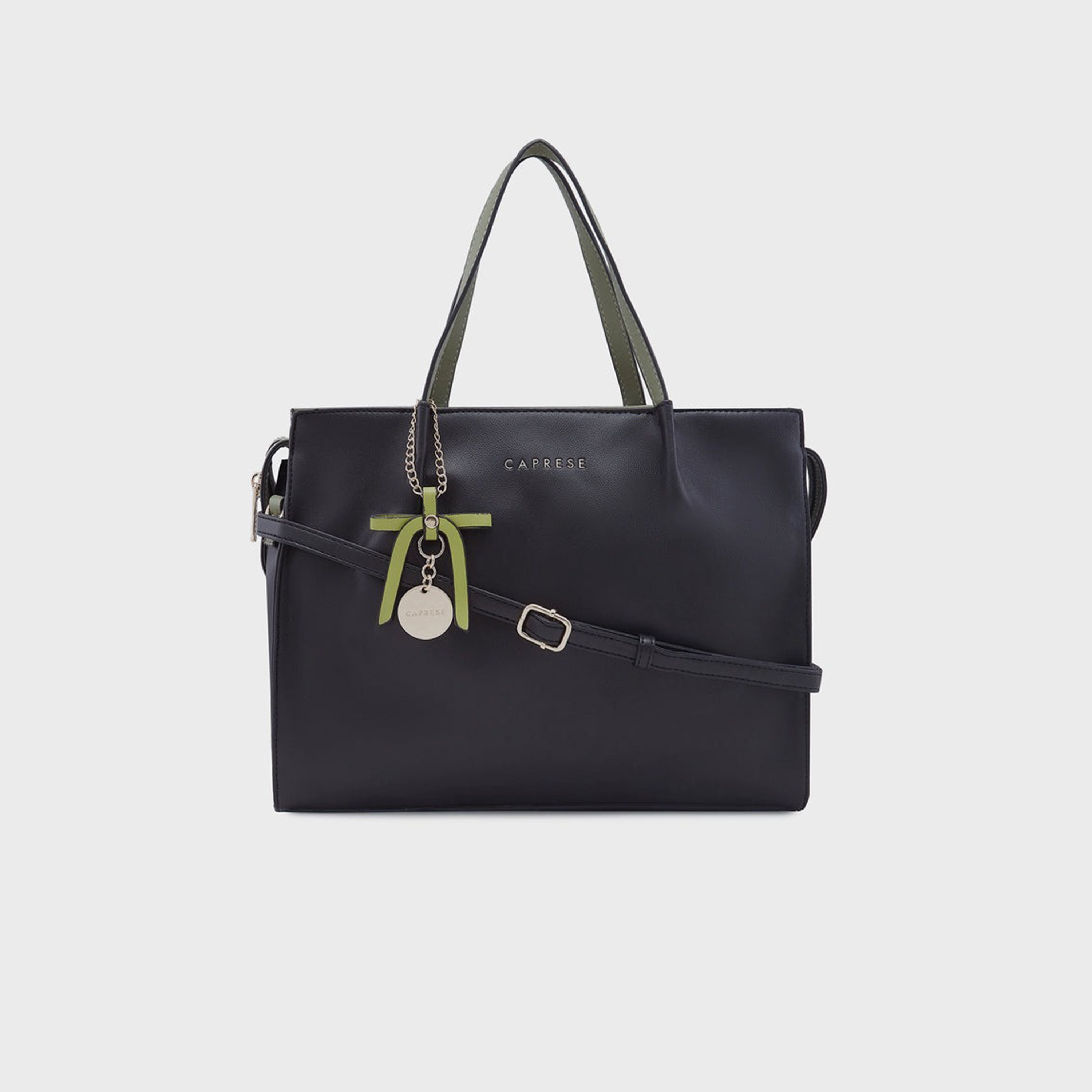 حقيبة حقيبة بمقبض مزدوج من Caprese مع إغلاق بسحاب وحزام قابل للفصل | 34 × 9 × 29 سم-women-bagsandwallets-handbags-image-5