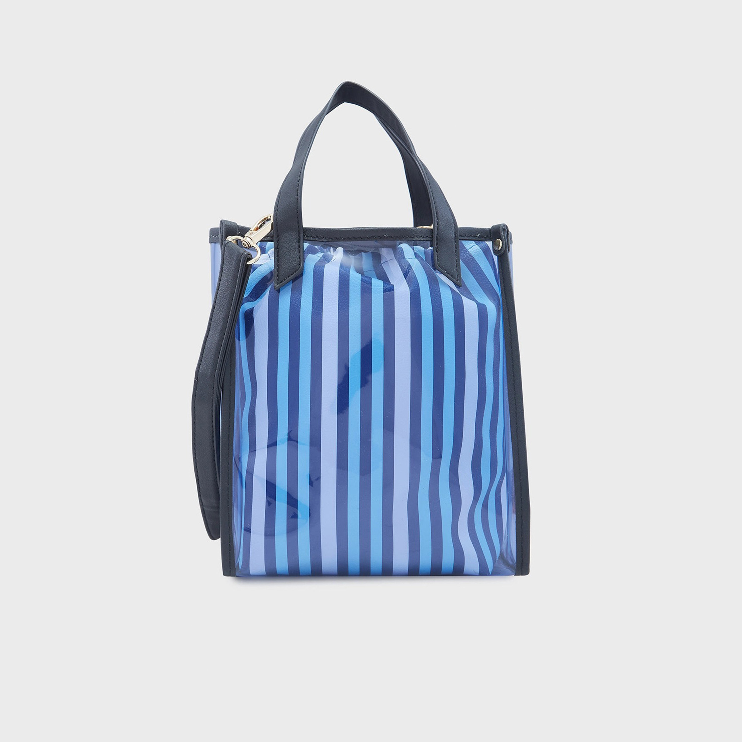 Caprese Textured Double-Handle Satchel Bag with Magnetic Closure and Detachable Strap | 30 x 26 x 17 cm-women-bagsandwallets-handbags-image-5