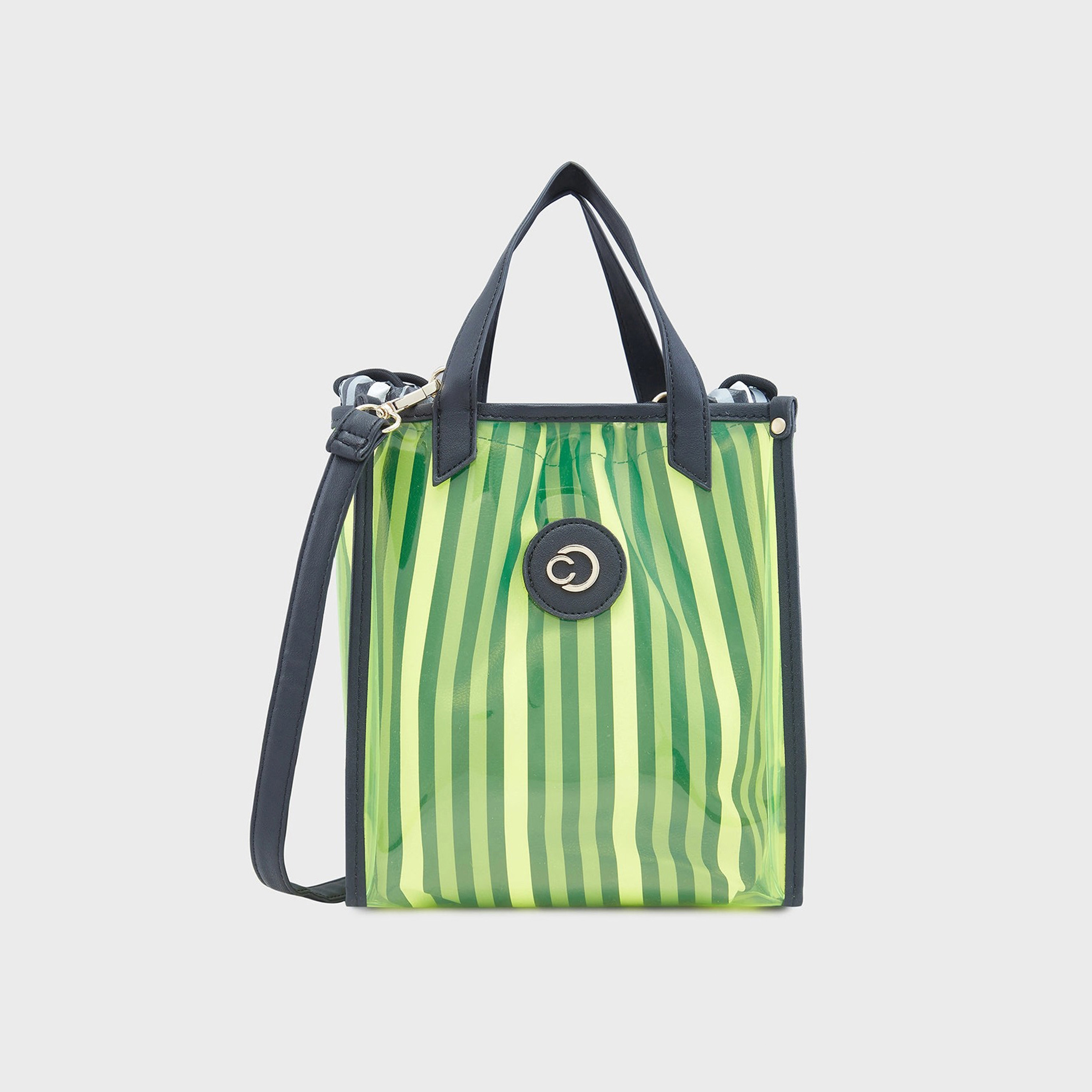 Caprese Printed Double-Handle Satchel Bag with Magnetic Closure and Detachable Strap | 30 x 26 x 17 cm-women-bagsandwallets-handbags-image-1