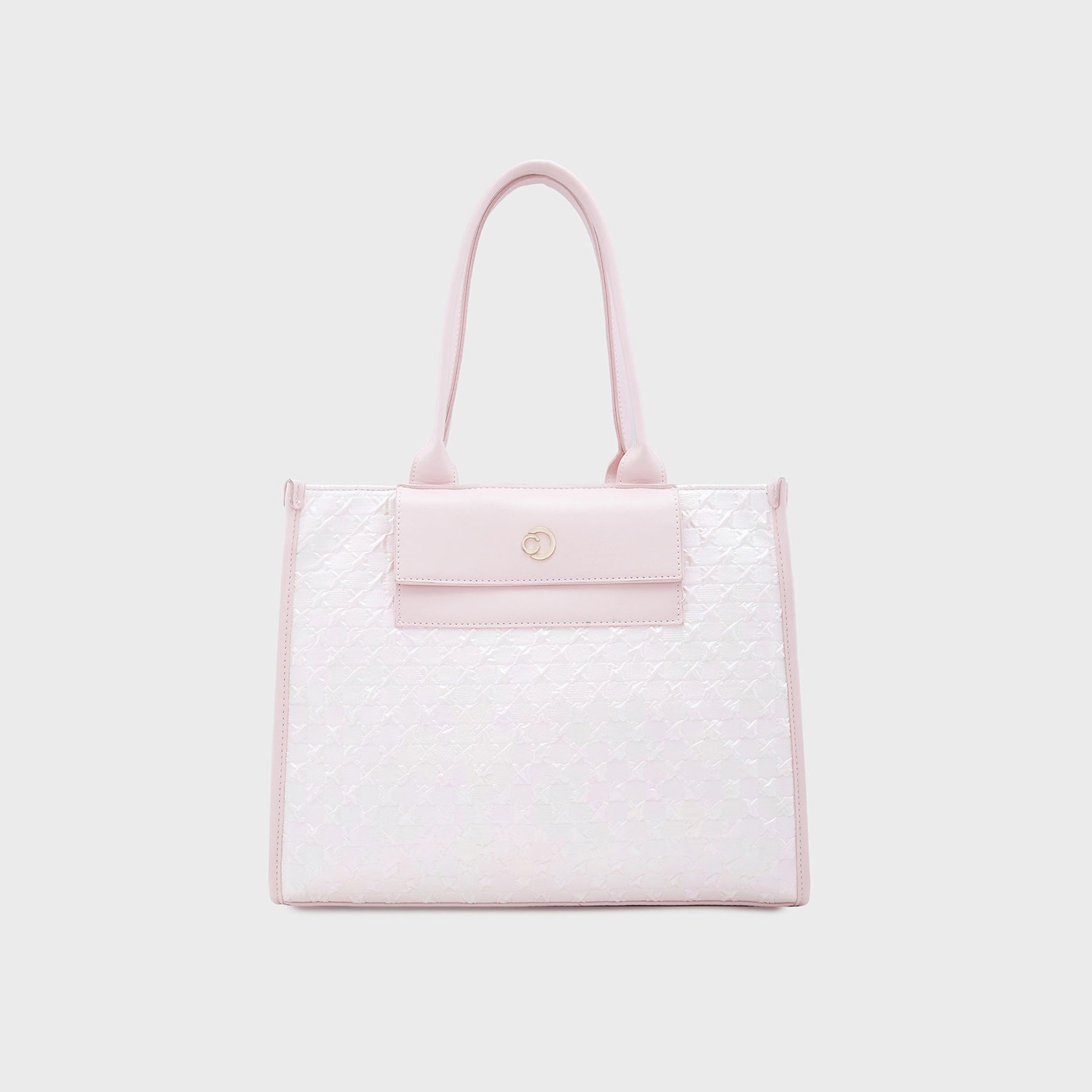 Caprese Self Design Double-Handle Shoulder Bag with Zipper Closure | 43 x 12 x 29 cm-women-bagsandwallets-handbags-image-1