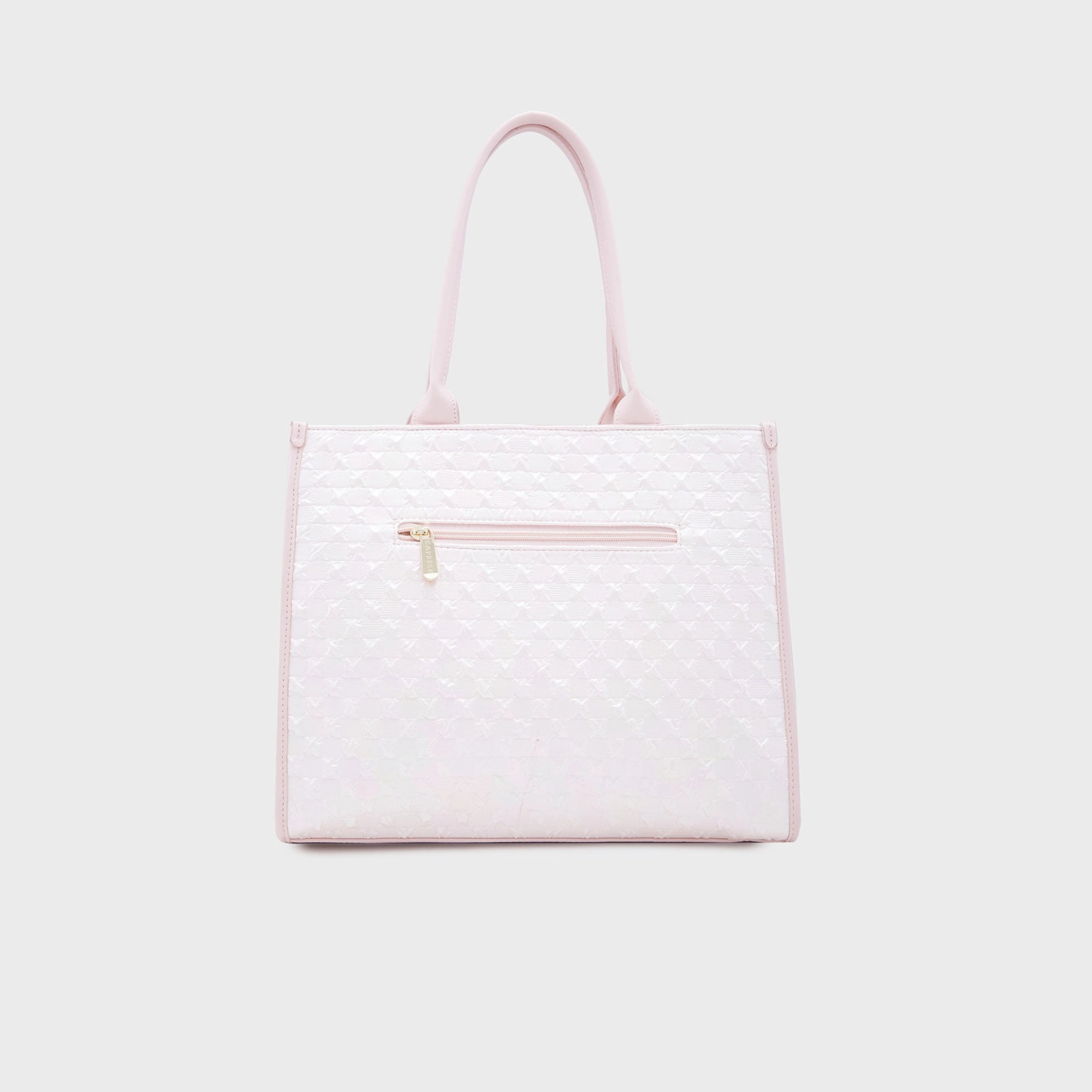 Caprese Self Design Double-Handle Shoulder Bag with Zipper Closure | 43 x 12 x 29 cm-women-bagsandwallets-handbags-image-5