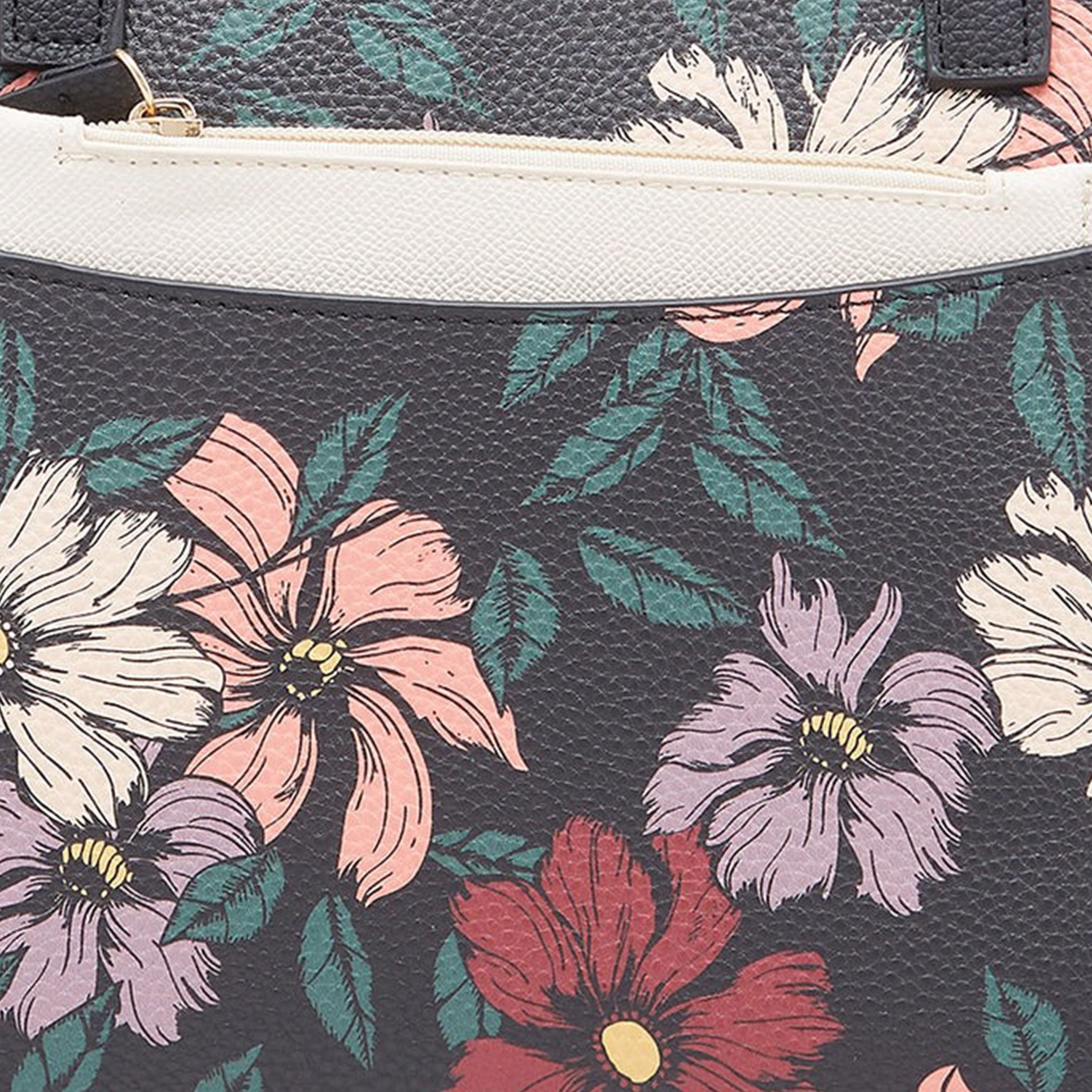 حقيبة كتف بمقبض مزدوج مطبوعة من Caprese مع إغلاق بسحاب | 36 × 31 × 13 سم-women-bagsandwallets-handbags-image-7