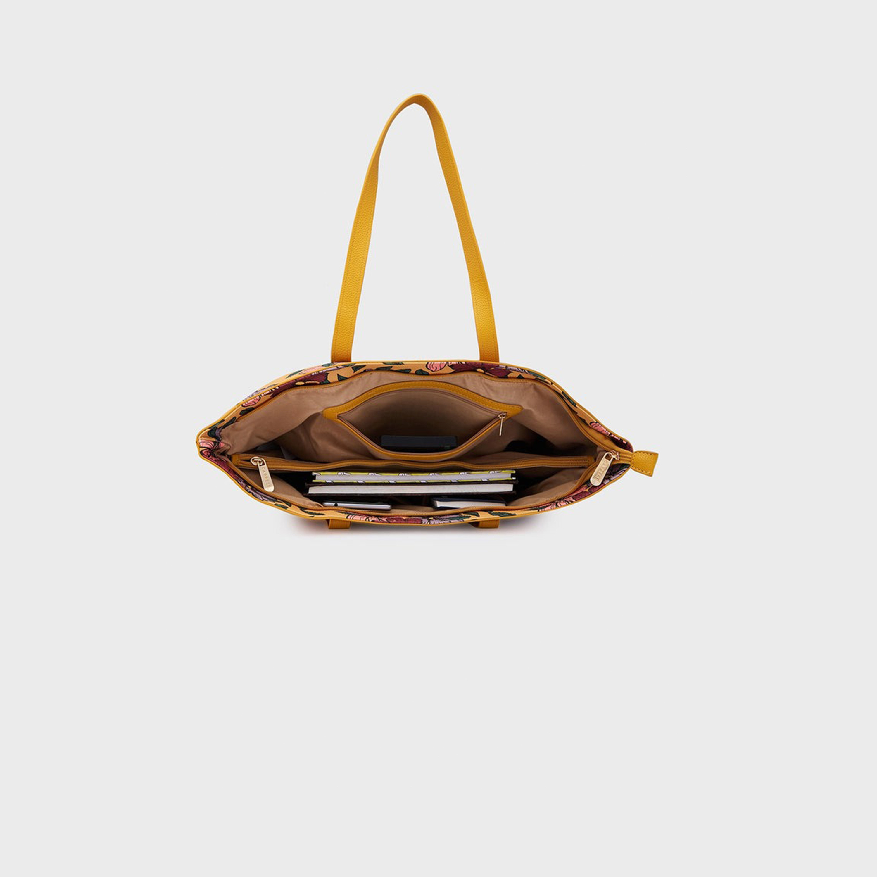 Caprese Printed Double-Handle Shoulder Bag with Zipper Closure | 47 x 13 x 29 cm-women-bagsandwallets-handbags-image-3