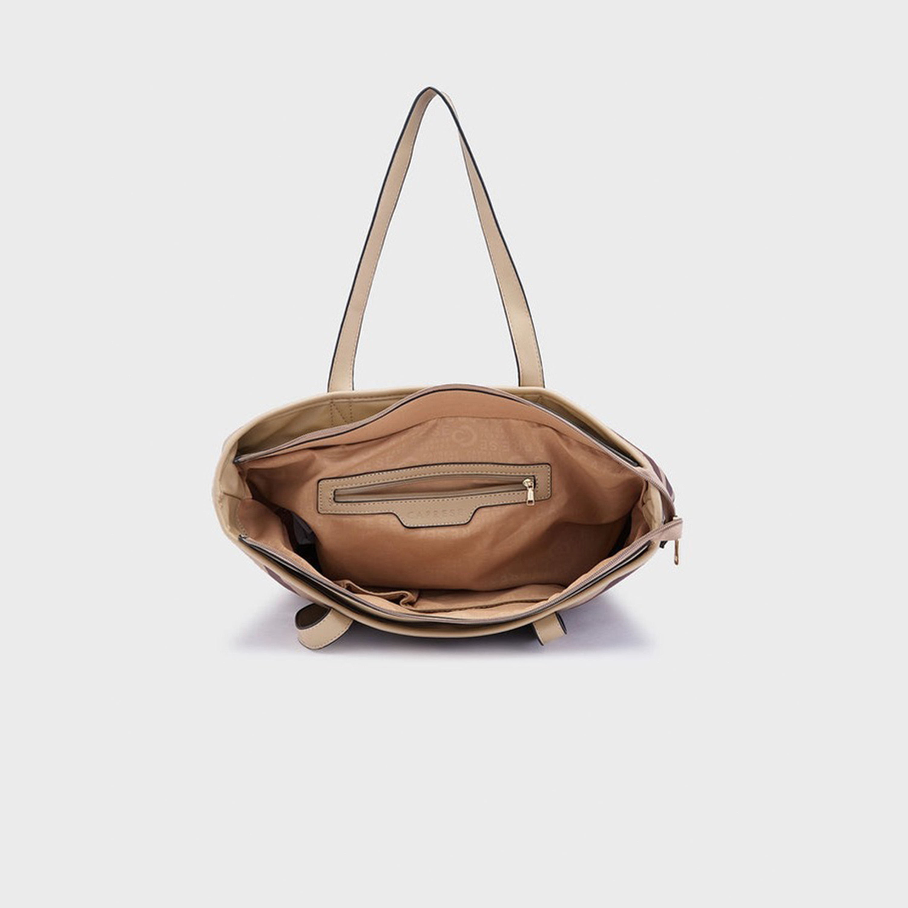حقيبة كتف بمقبض مزدوج بطبعة من Caprese مع إغلاق بسحاب | 47 × 29 × 13 سم-women-bagsandwallets-handbags-image-6