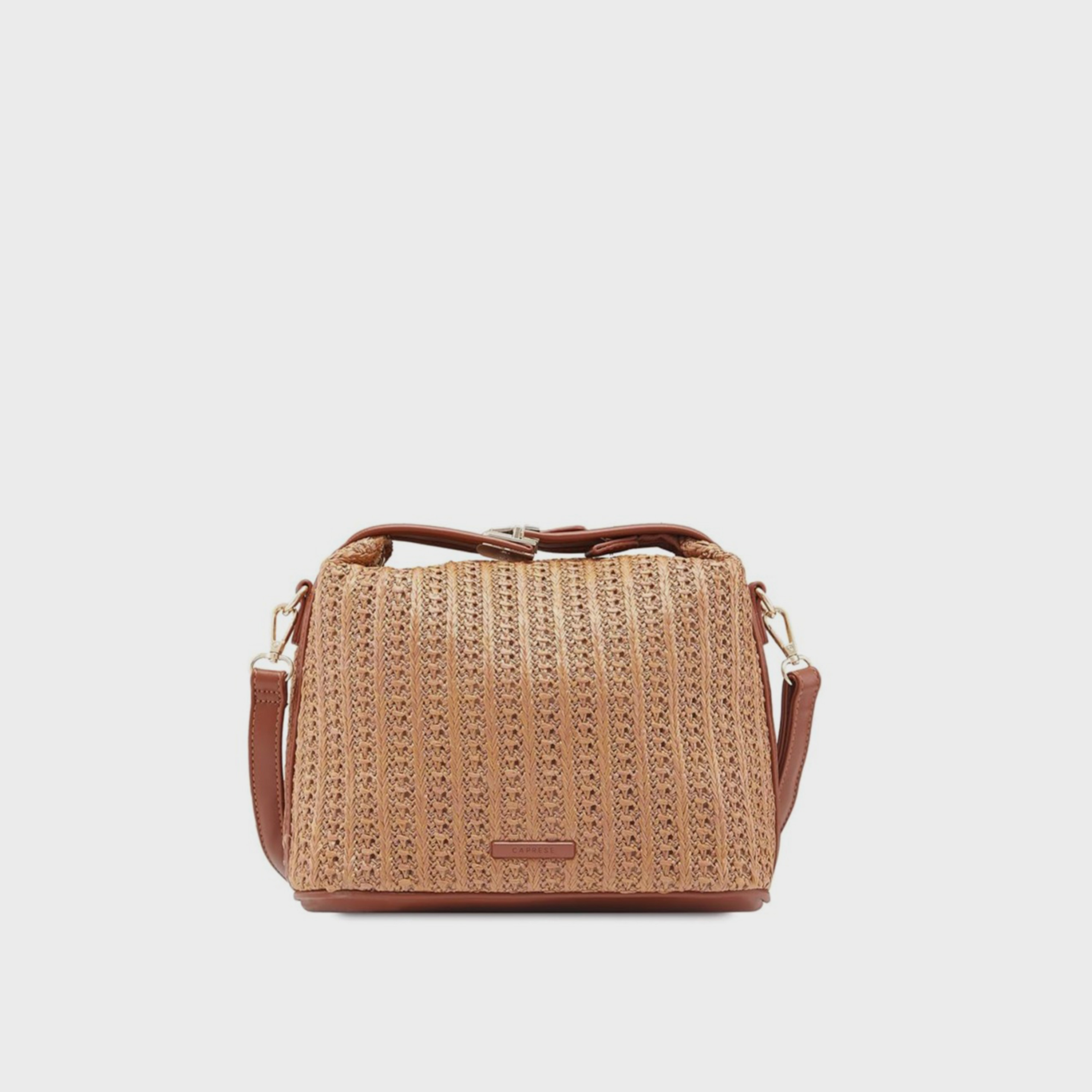 Caprese Textured Crossbody Bag with Zipper Closure and Detachable Strap | 29 x 23 x 13 cm-women-bagsandwallets-handbags-image-1