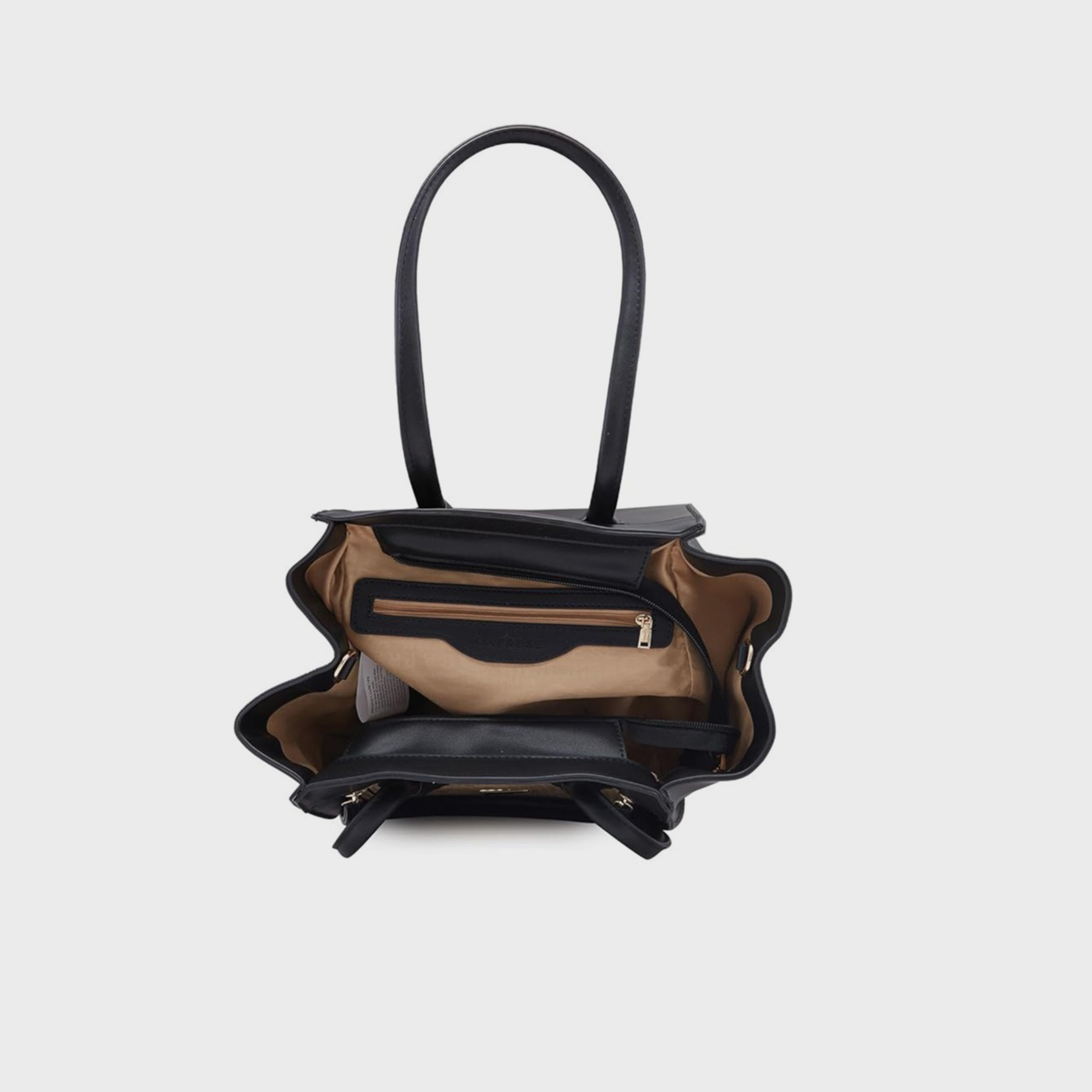 حقيبة كتف بمقبض مزدوج من Caprese مع إغلاق بسحاب | 37 × 22 × 15 سم-women-bagsandwallets-handbags-image-6