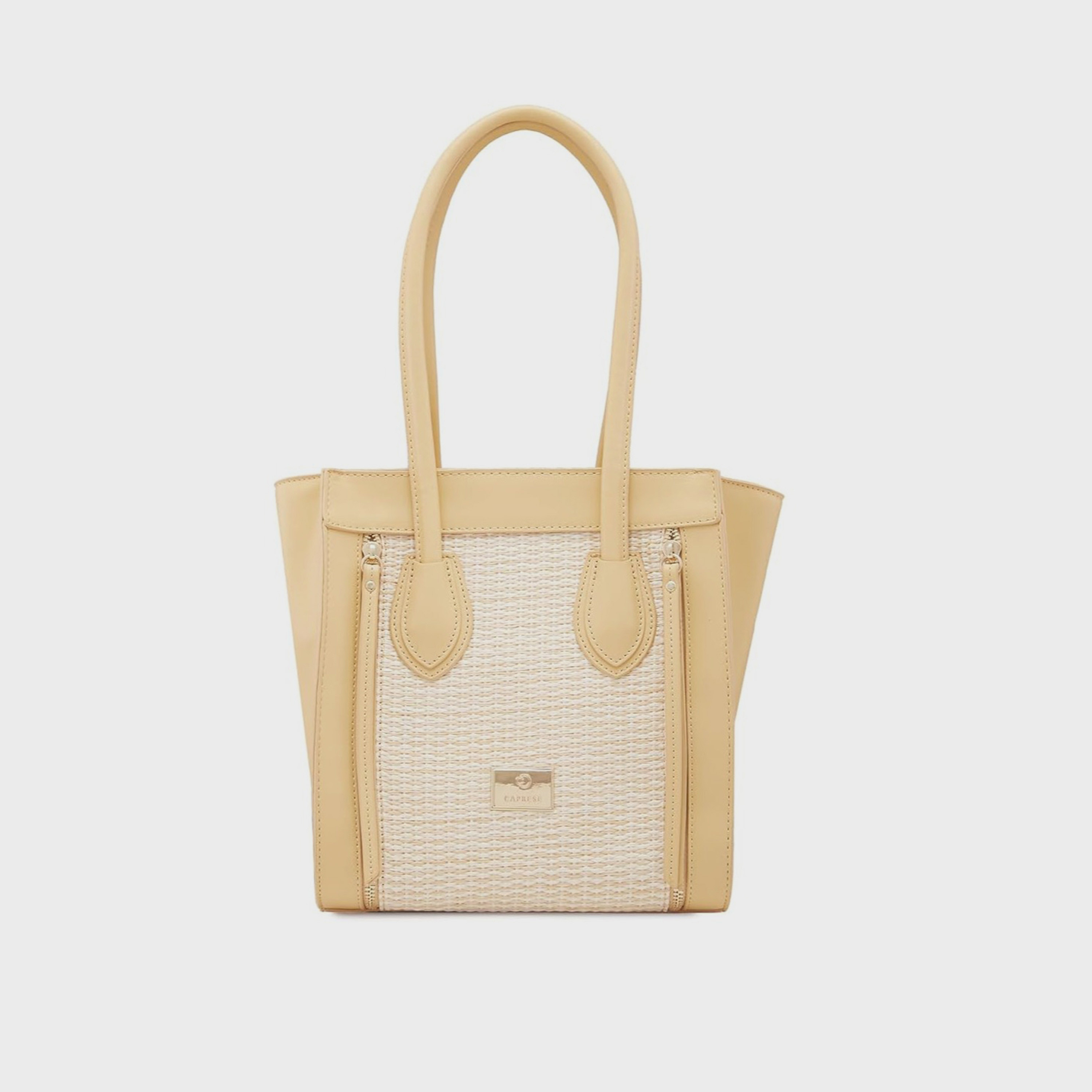 حقيبة كتف بمقبض مزدوج من Caprese مع إغلاق بسحاب | 37 × 22 × 15 سم-women-bagsandwallets-handbags-image-1
