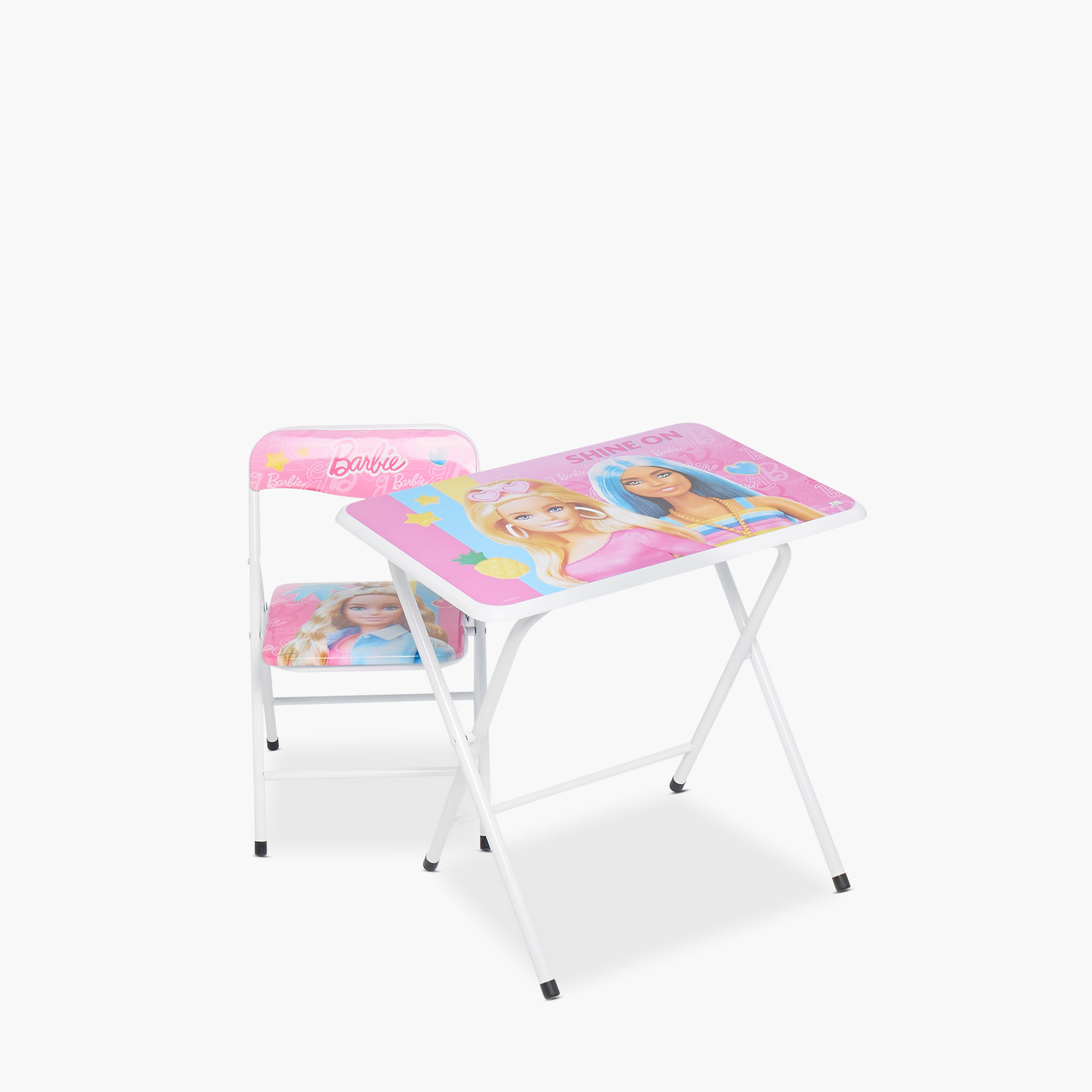 Barbie Printed Activity Table and Chair Set-baby-nursery-furniture-chairsandtables-image-1