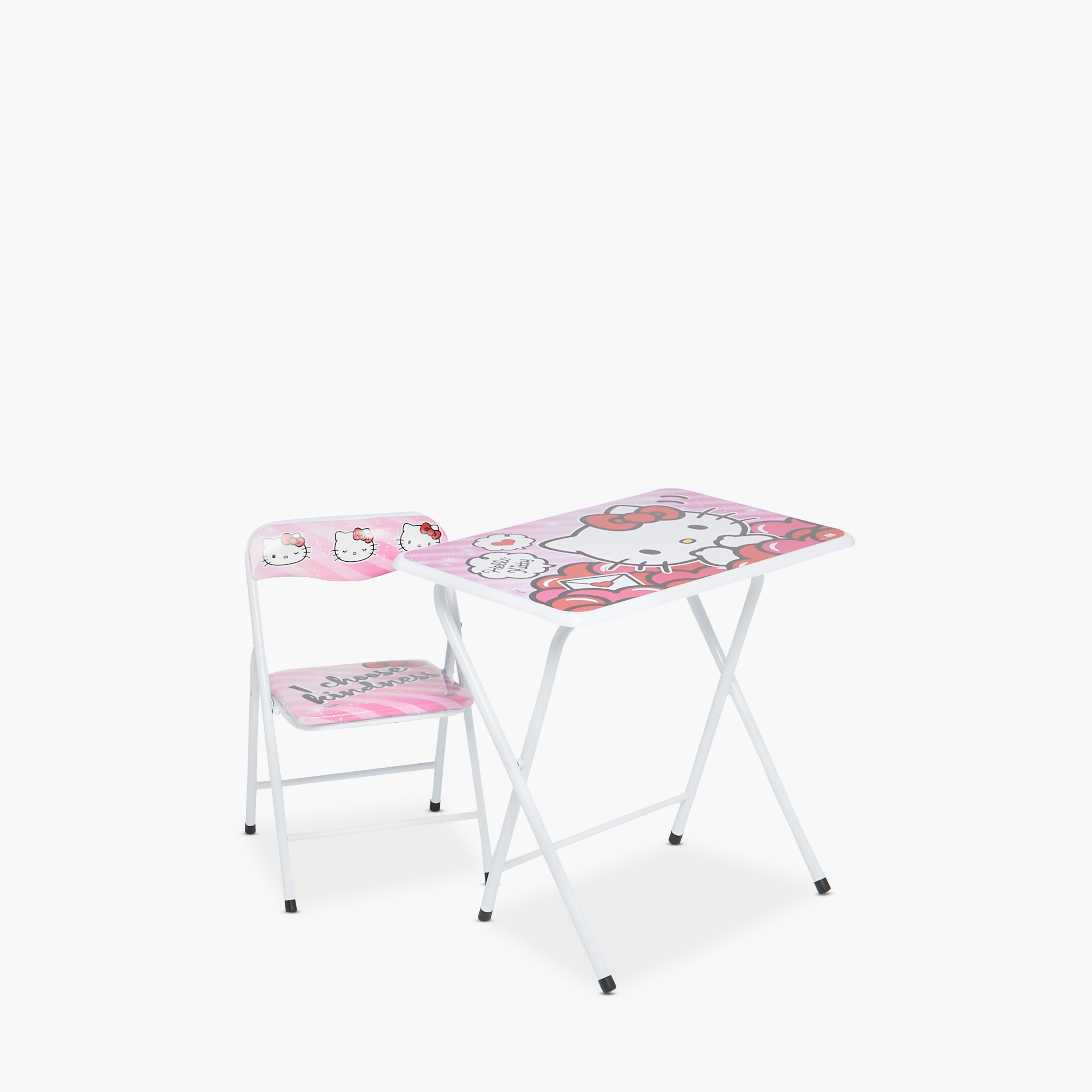 Hello Kitty Foldable Table and Chair Set-baby-nursery-furniture-chairsandtables-image-1