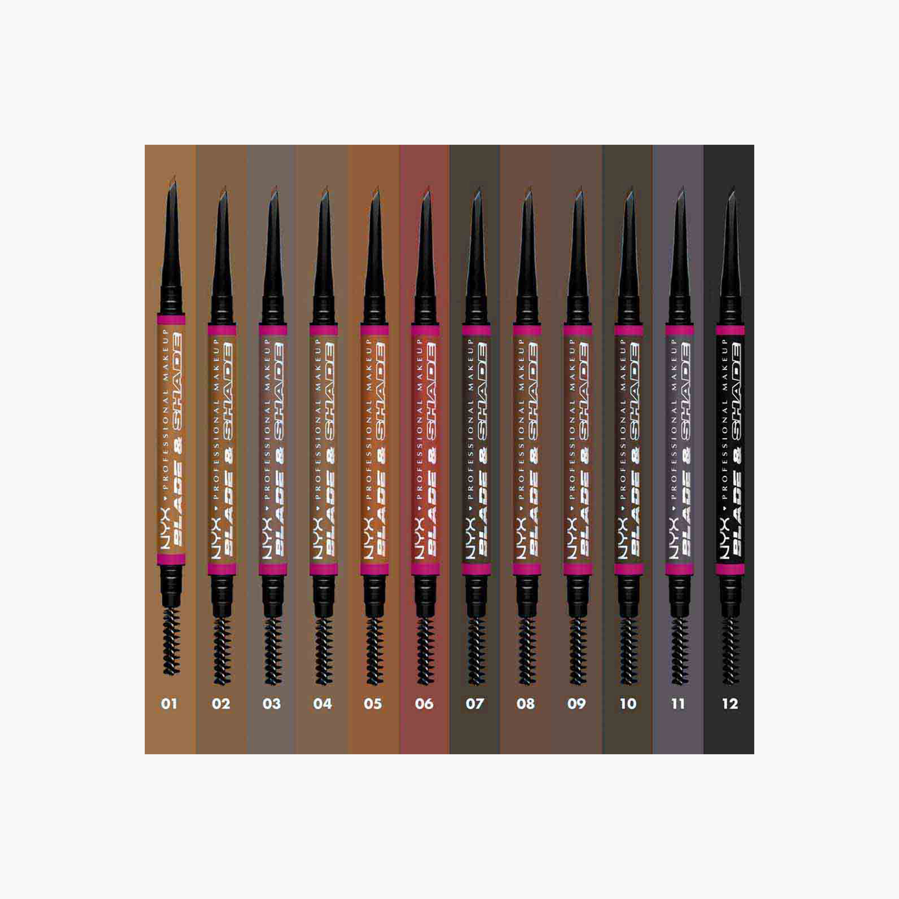 NYX Professional Make up Blade N Shade Brow Pencil - 13 gms-beautyandpersonalcare-makeup-eyes-eyebrows-image-8