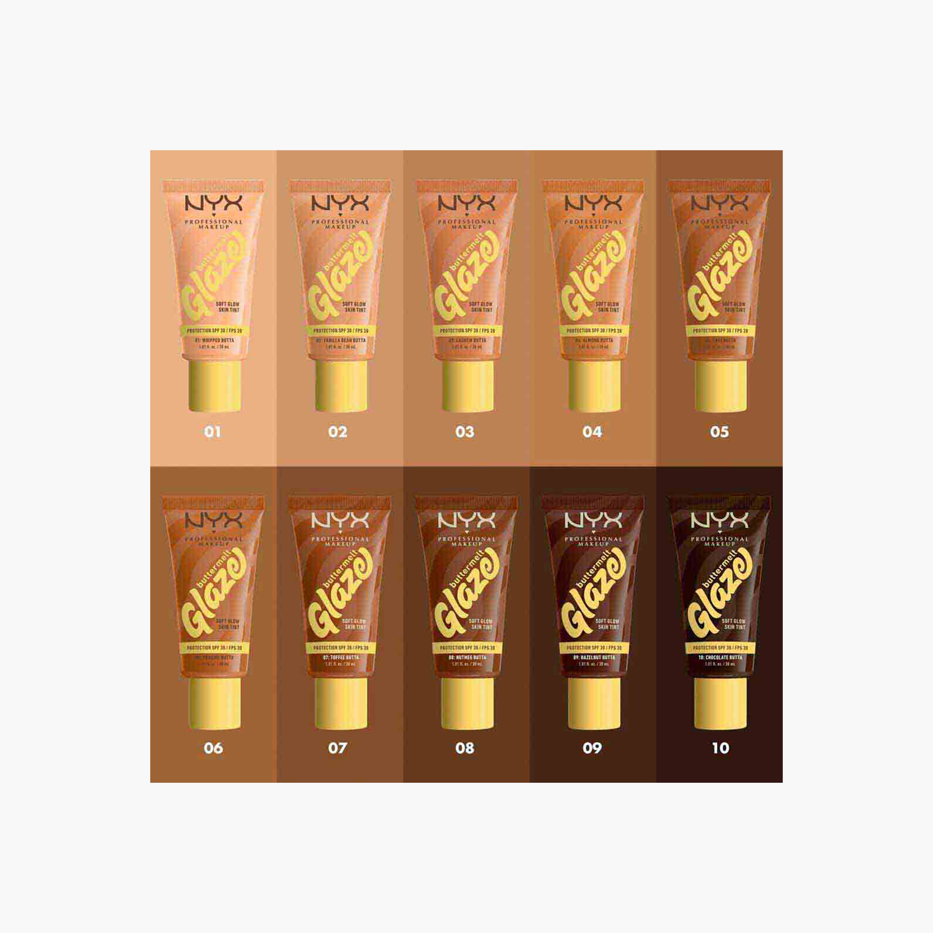 NYX Professional Make up Buttermelt Glaze Soft Glow Skin Tint - 30 ml-beautyandpersonalcare-makeup-face-tintedmoisturizer-image-10