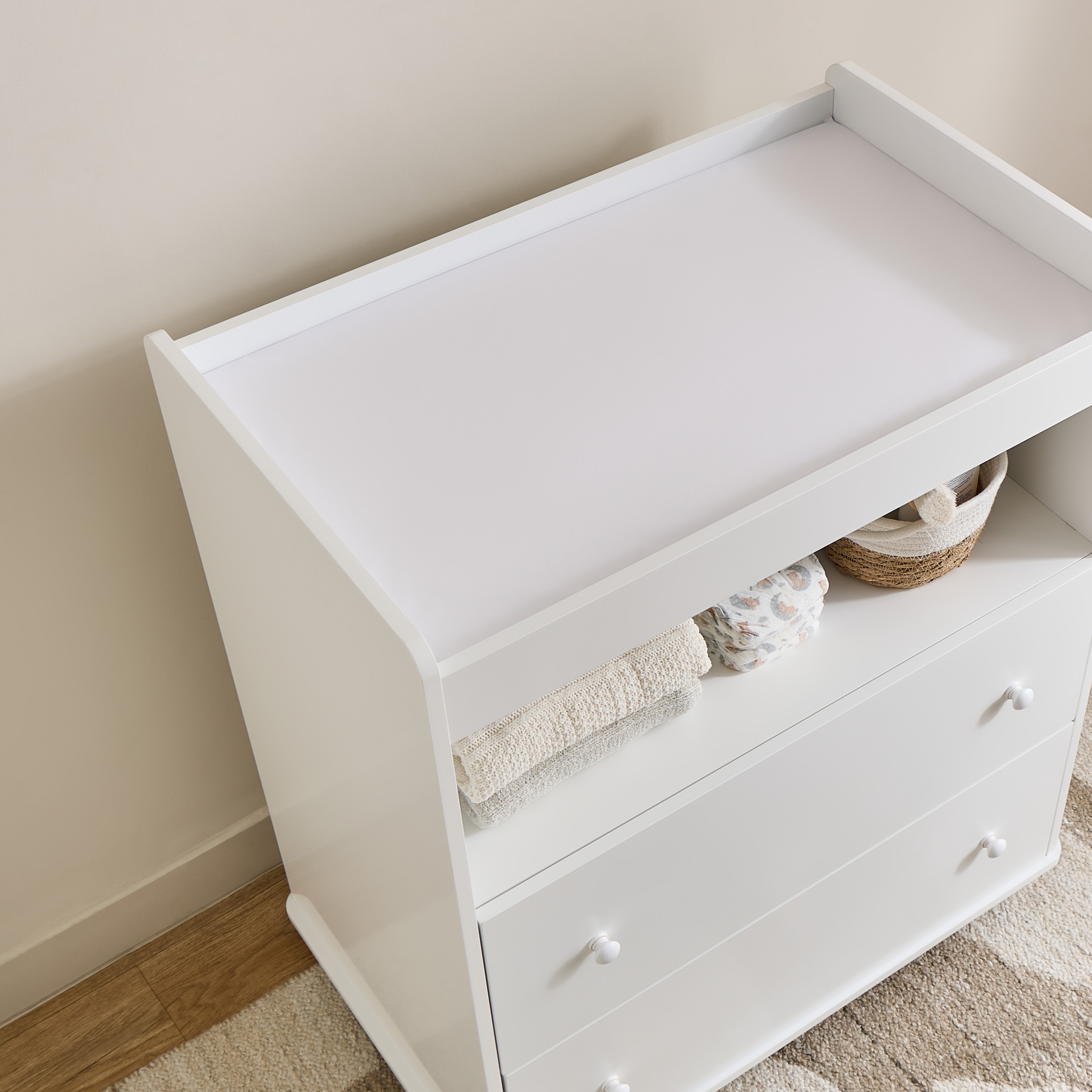 Juniors Universal Chest of Drawers with Hooks - Wood-baby-nursery-furniture-wardrobesandstorage-image-4