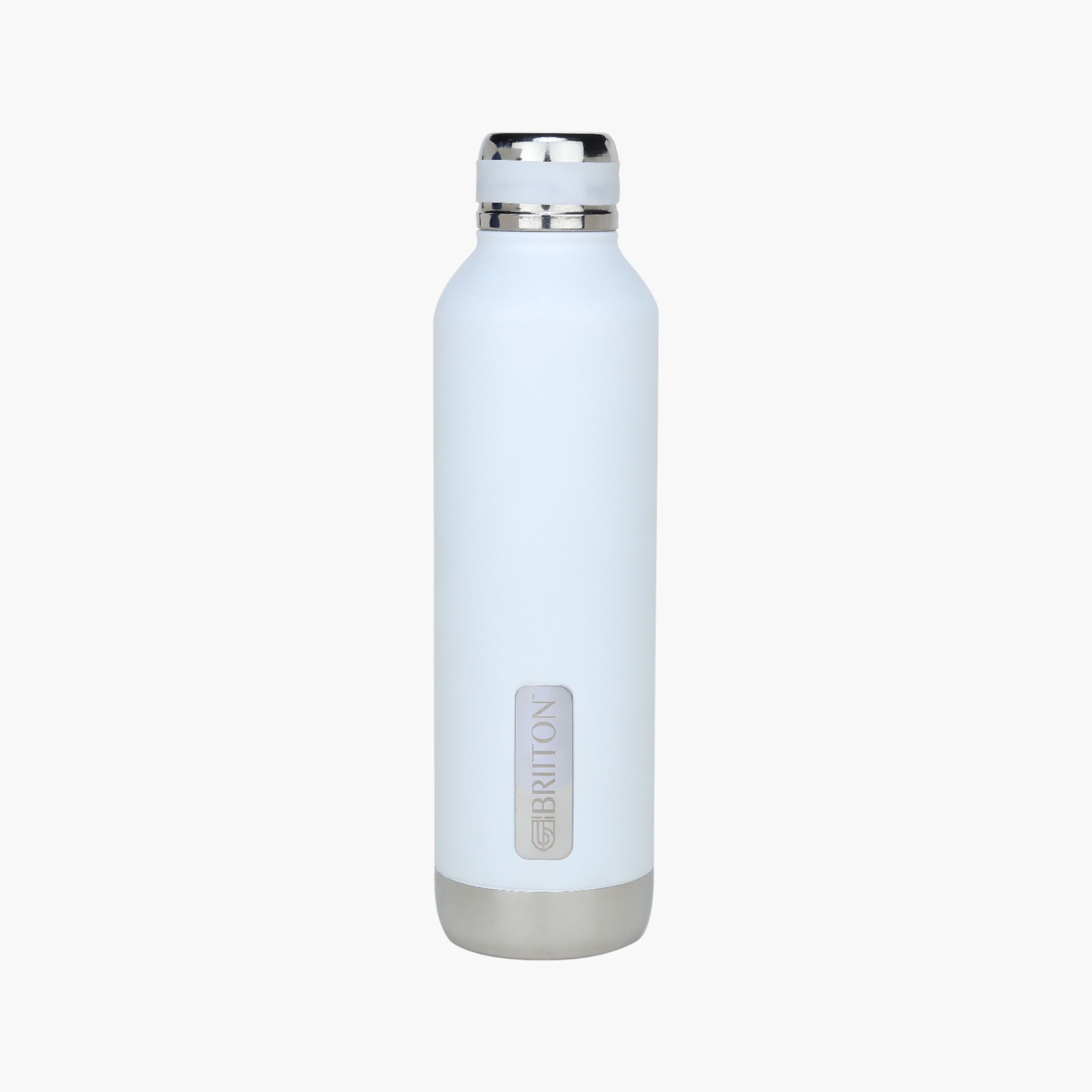 قارورة مياه معزولة ستانلس ستيل بجدار مزدوج من بريتون - 1 لتر-household-dining-drinkserveware-bottles-image-1