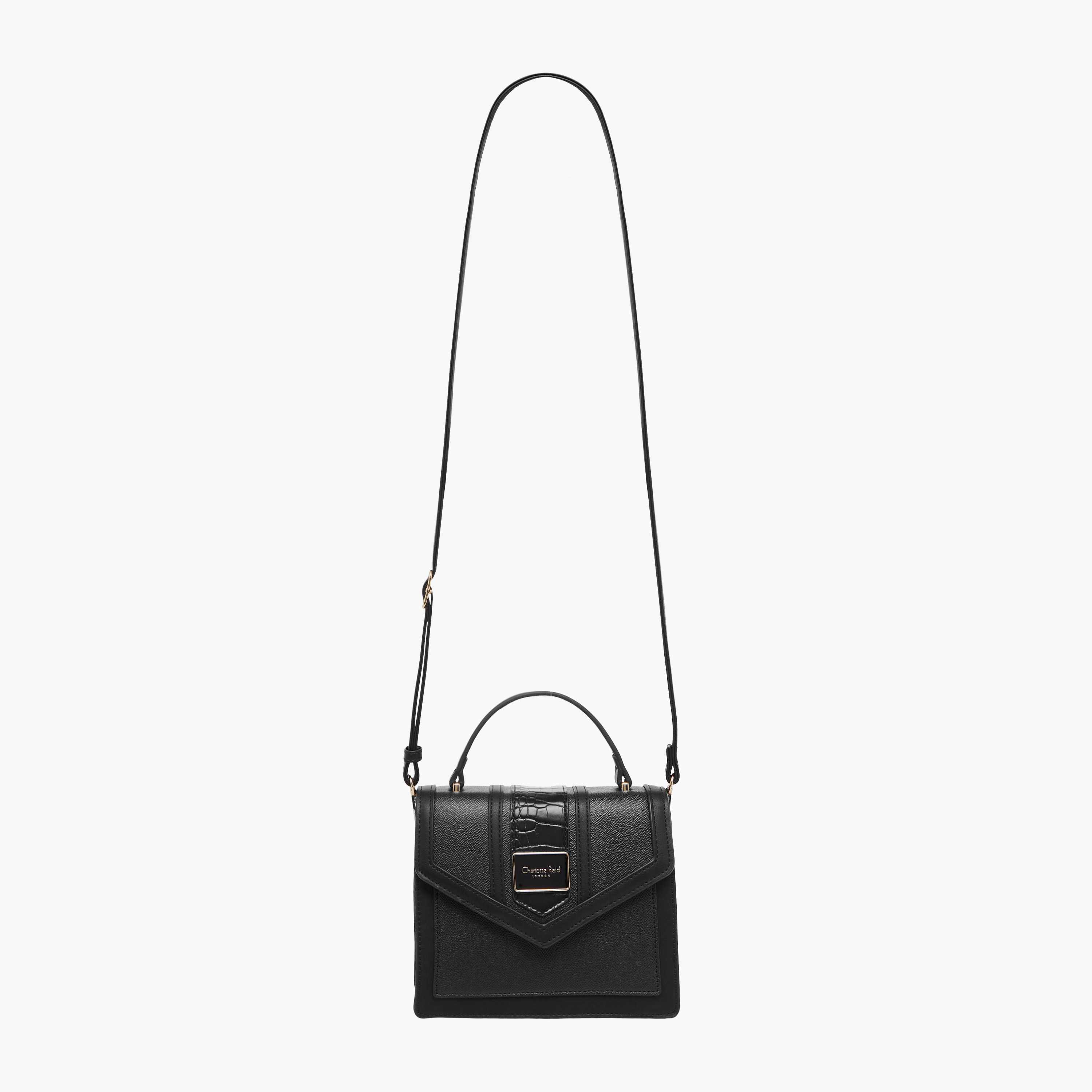 Charlotte Reid Textured Crossbody Bag with Adjustable Strap-women-bagsandwallets-handbags-image-3