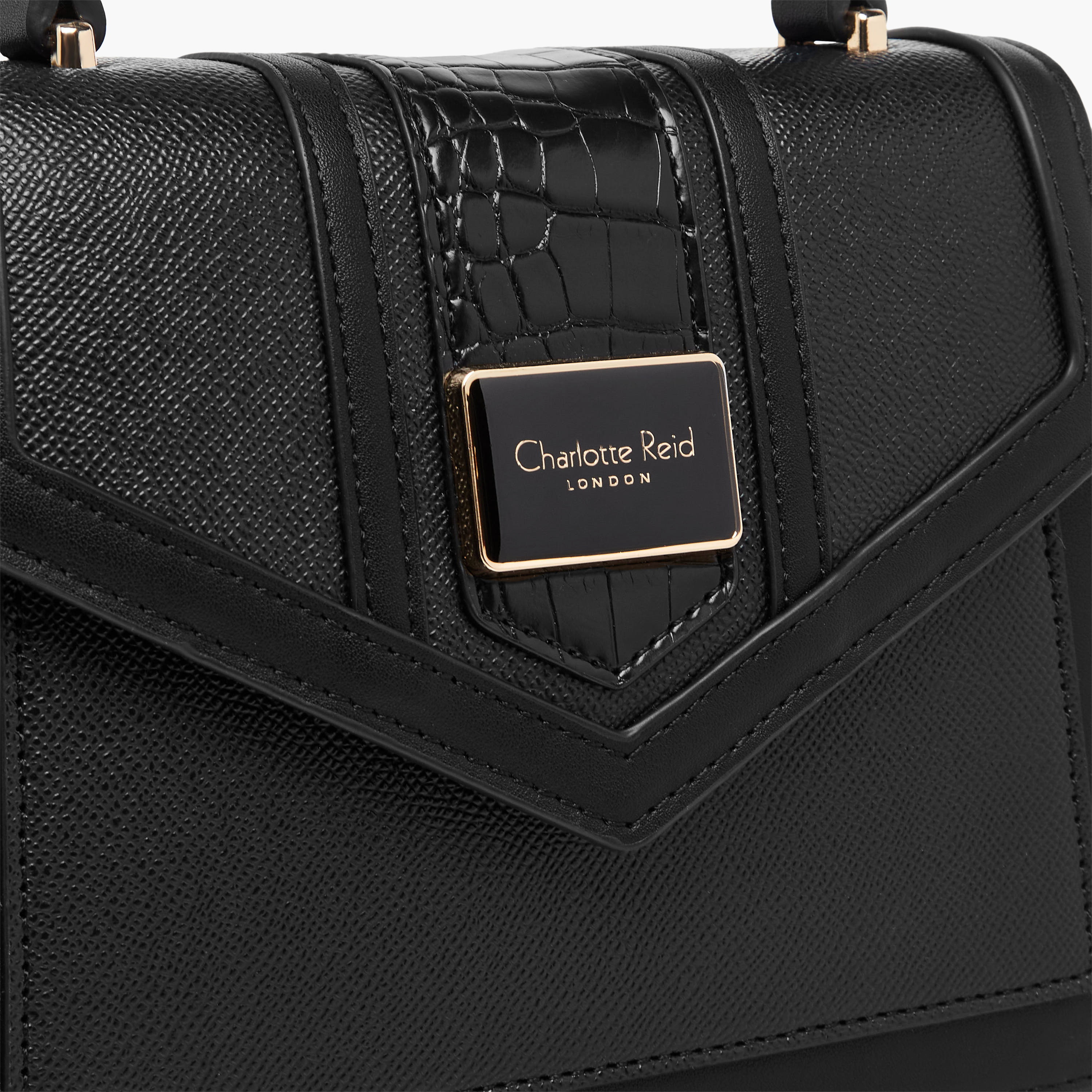 Charlotte Reid Textured Crossbody Bag with Adjustable Strap-women-bagsandwallets-handbags-image-5