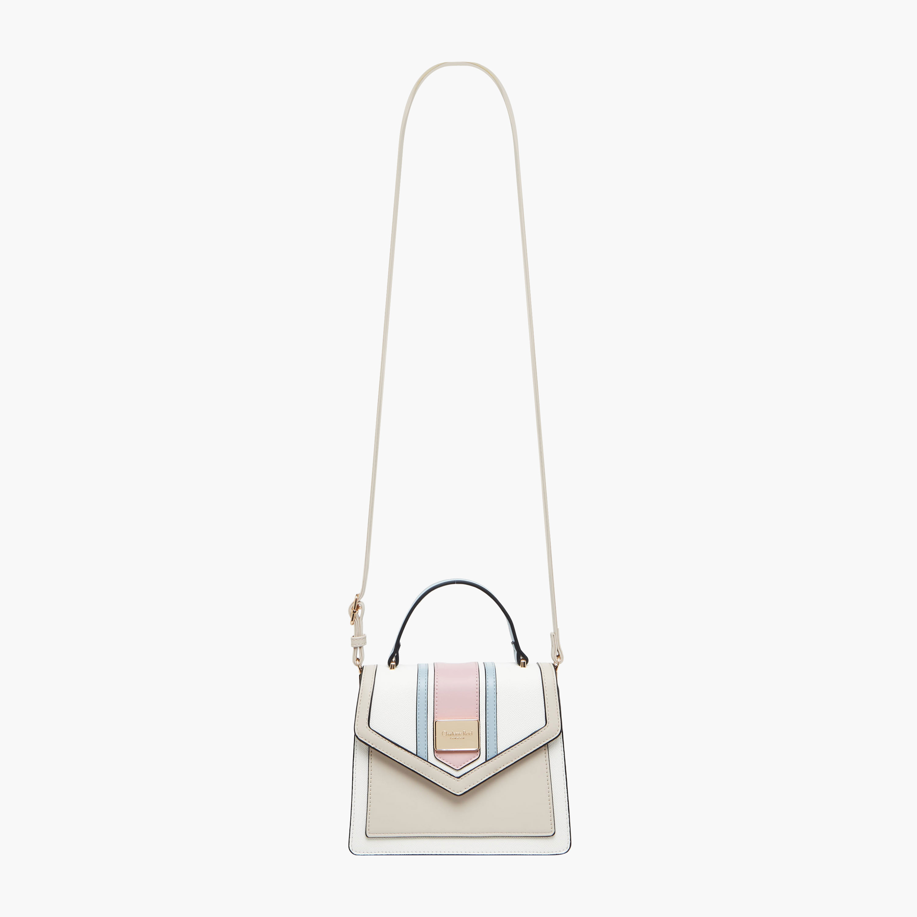 Charlotte Reid Panelled Crossbody Bag with Adjustable Strap-women-bagsandwallets-handbags-image-3