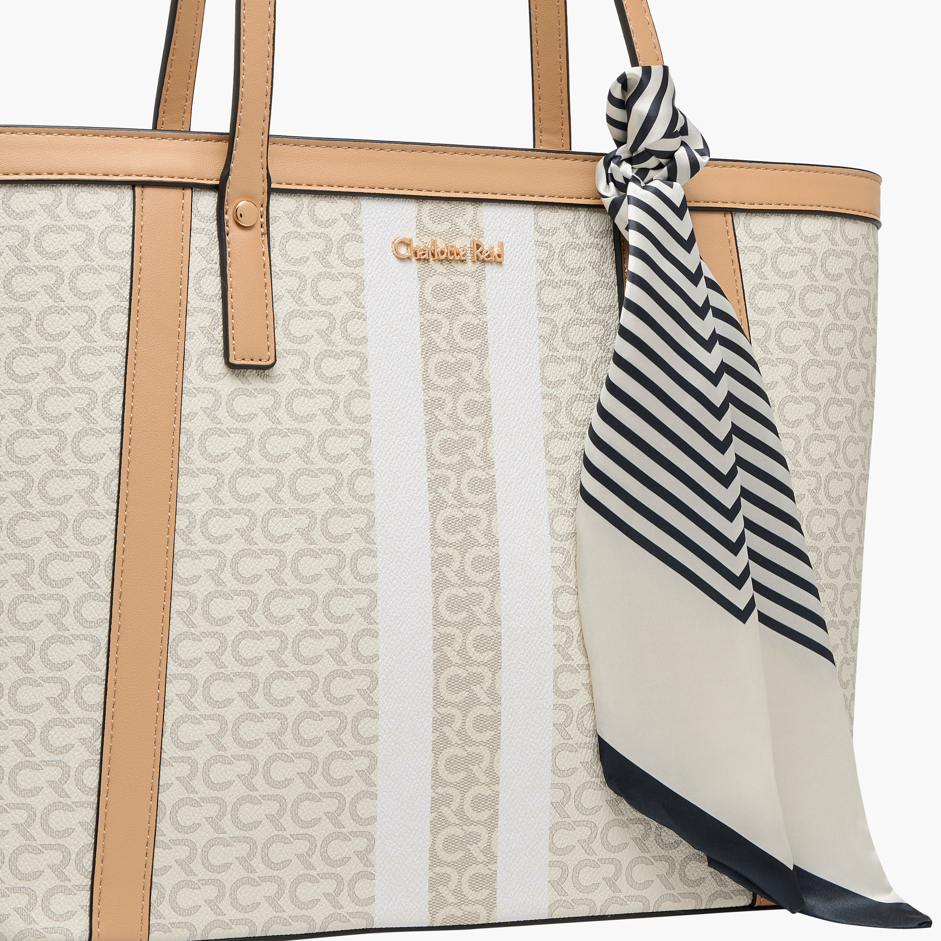 شنطة توتي بطبعات مونوجرام مع تفاصيل وشاح من شارلوت ريد-women-bagsandwallets-handbags-image-6