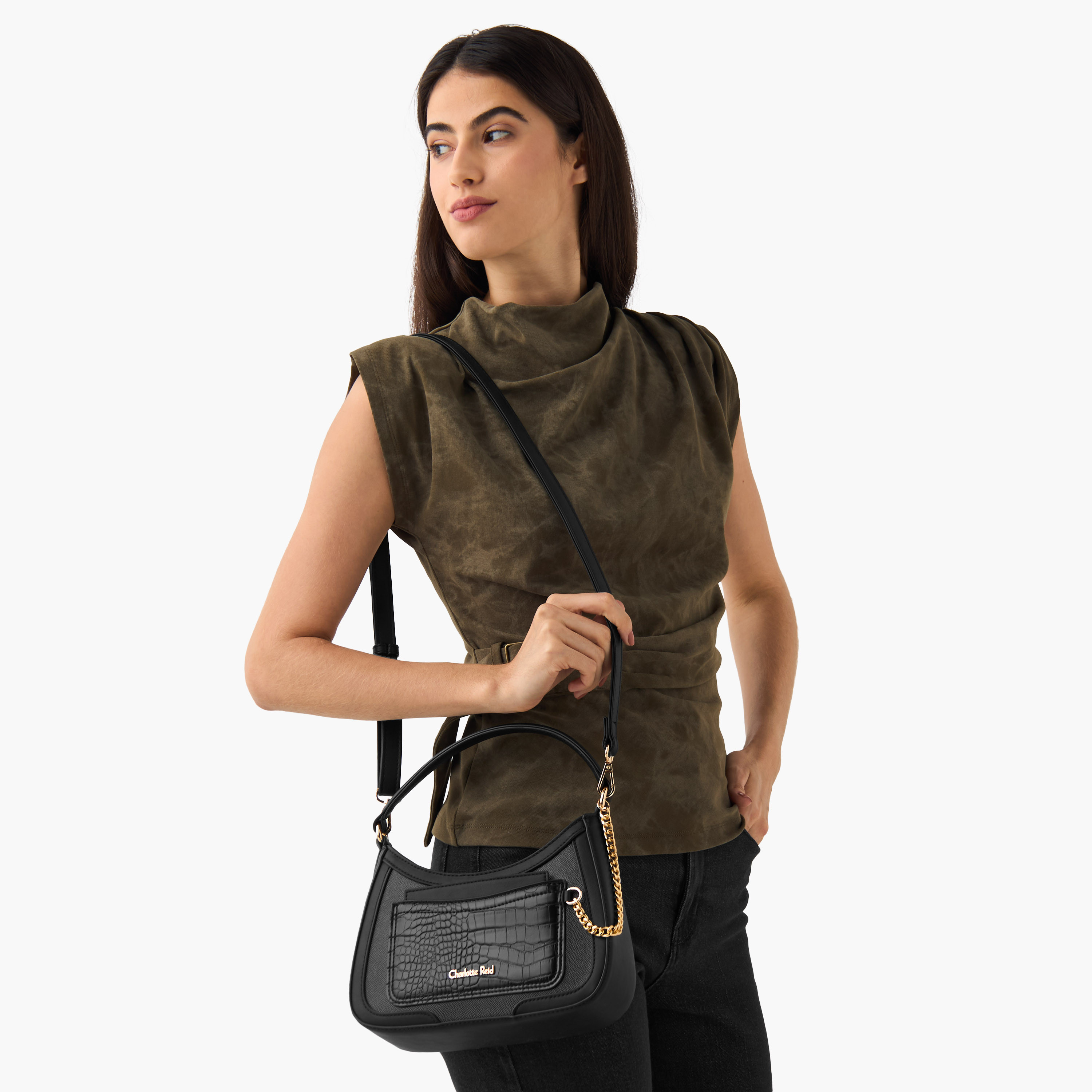 شنطة كروس سادة بحزام قابل للفصل من شارلوت ريد-women-bagsandwallets-handbags-image-2