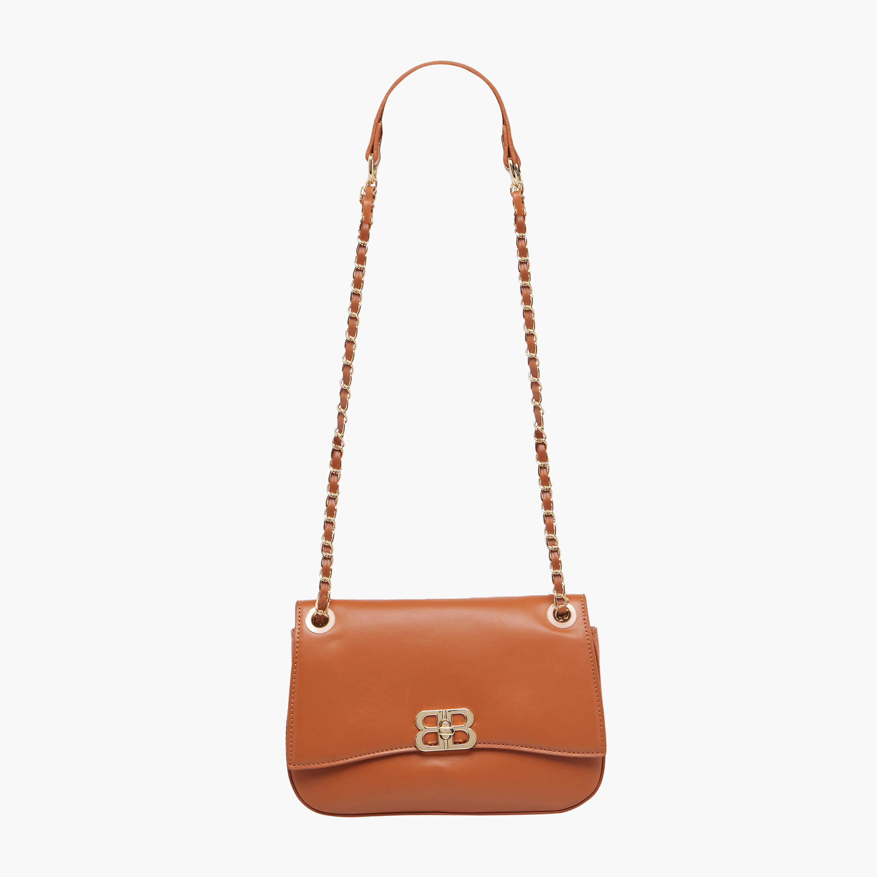 Adore Solid Crossbody Bag with Twist Lock Closure-women-bagsandwallets-handbags-image-1