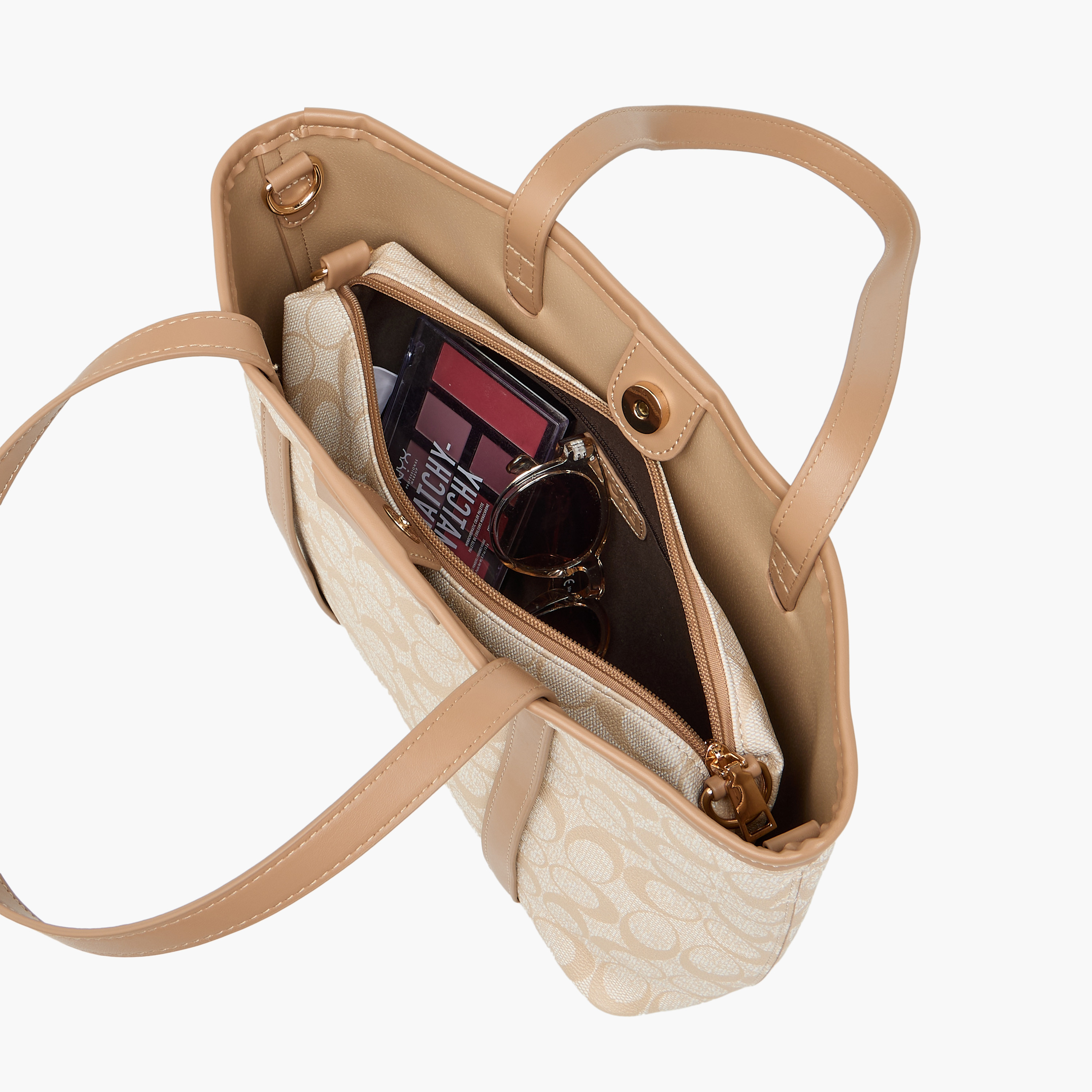 شنطة توتي بطبعات مع محفظة من أدور-women-bagsandwallets-handbags-image-10