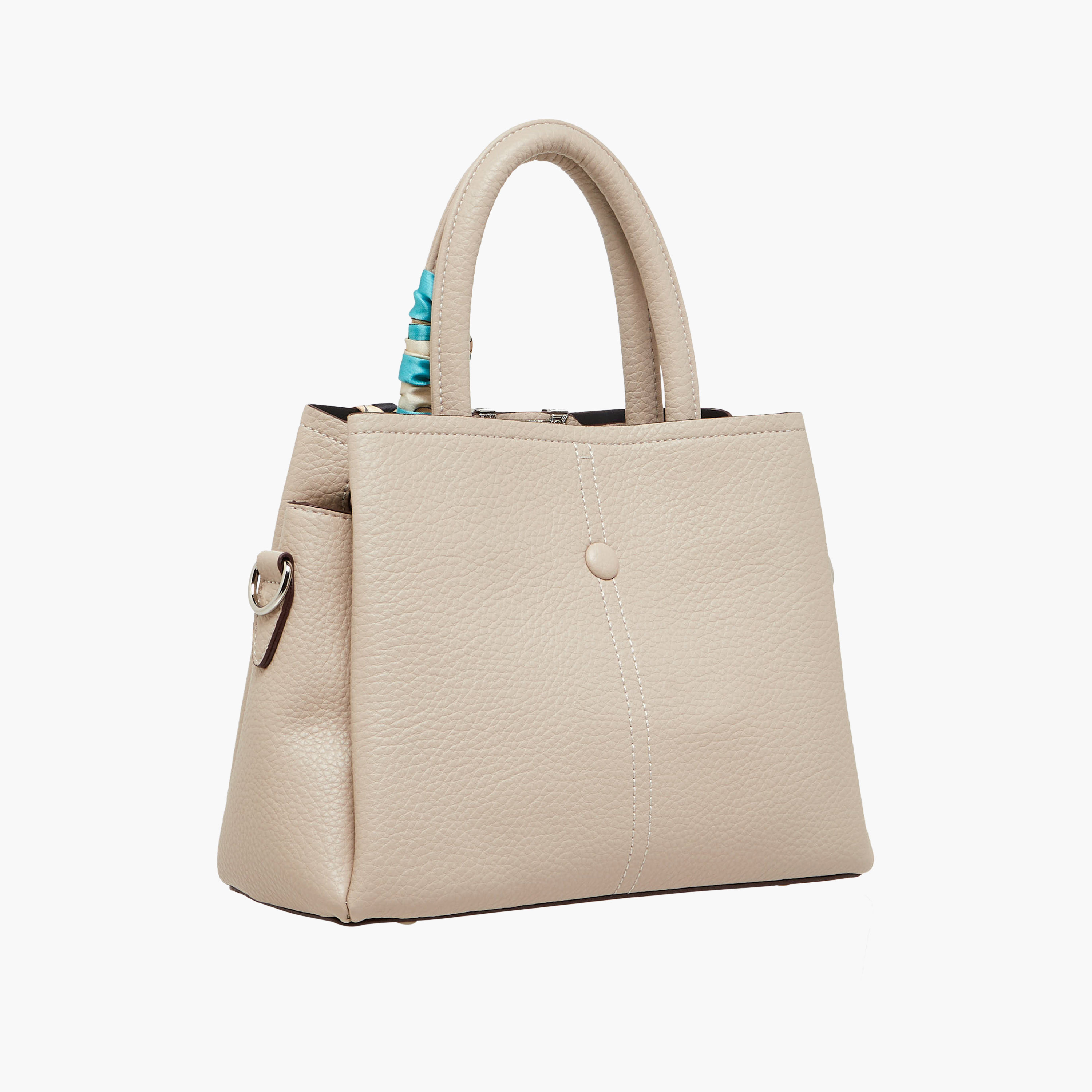 شنطة توت بحزام قابل للفصل وبزينة وشاح توم من ساشا-women-bagsandwallets-handbags-image-4