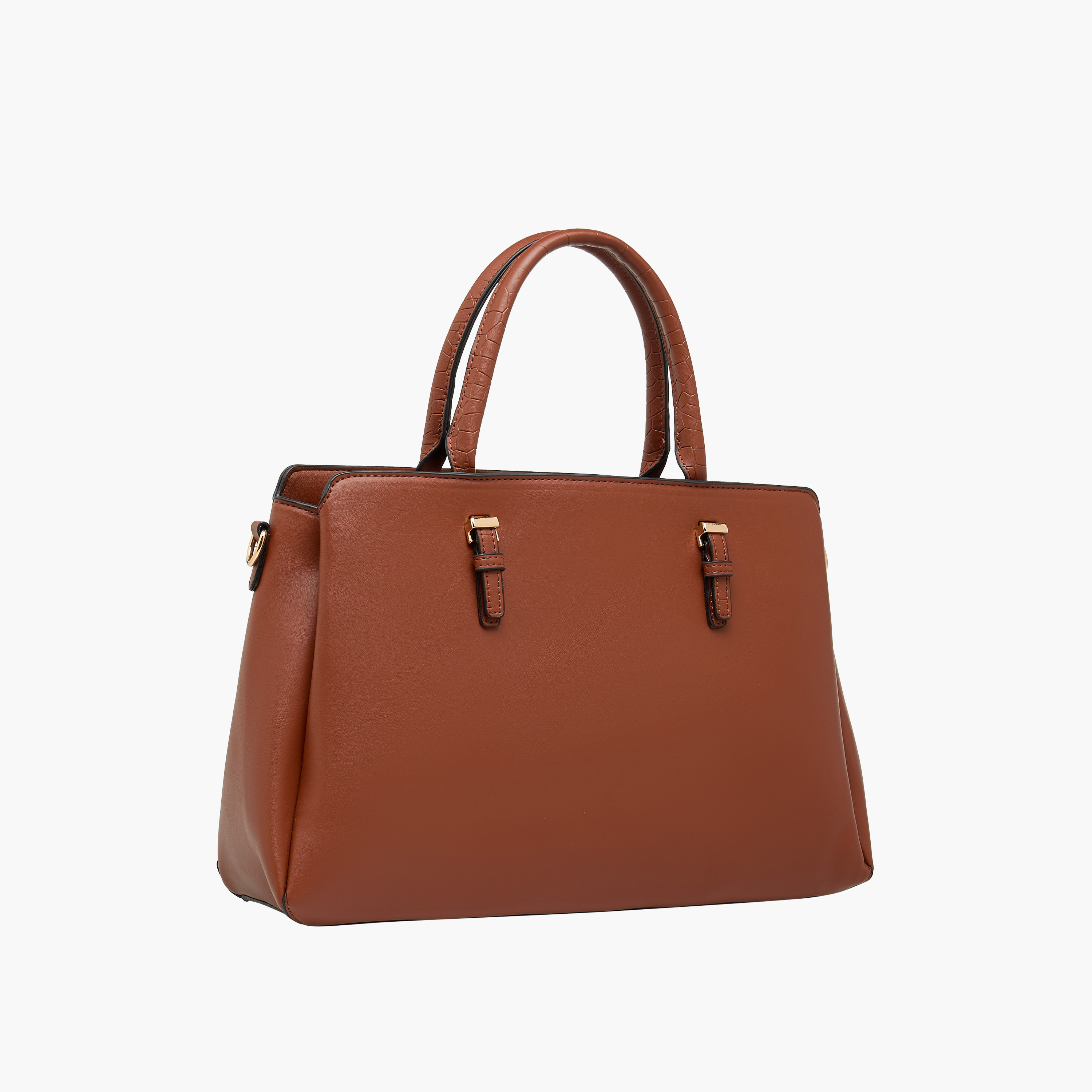 شنطة توتي سادة بمقابض مزدوجة من ساشا-women-bagsandwallets-handbags-image-4