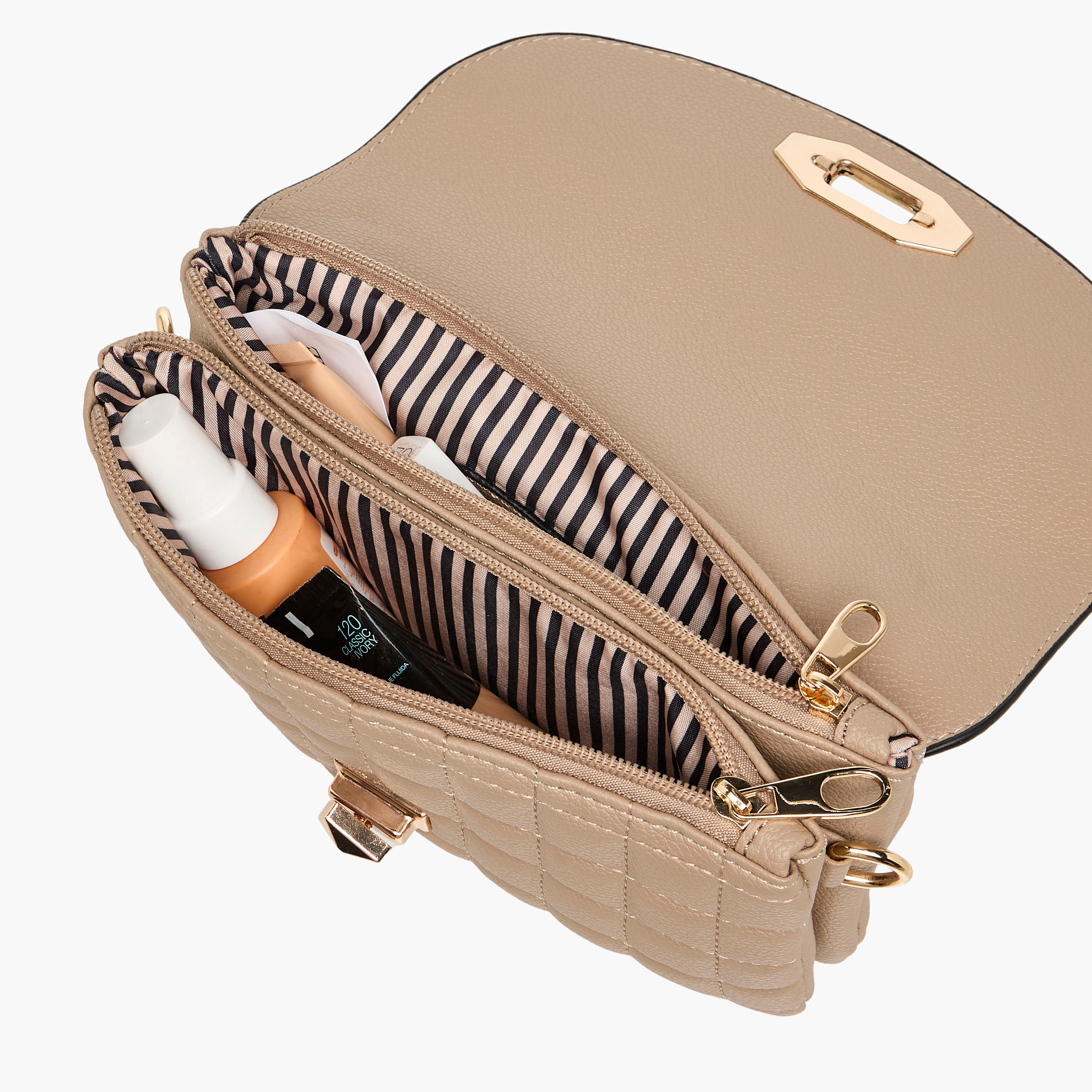 Adore Quilted Crossbody Bag with Twist Lock Closure-women-bagsandwallets-handbags-image-9