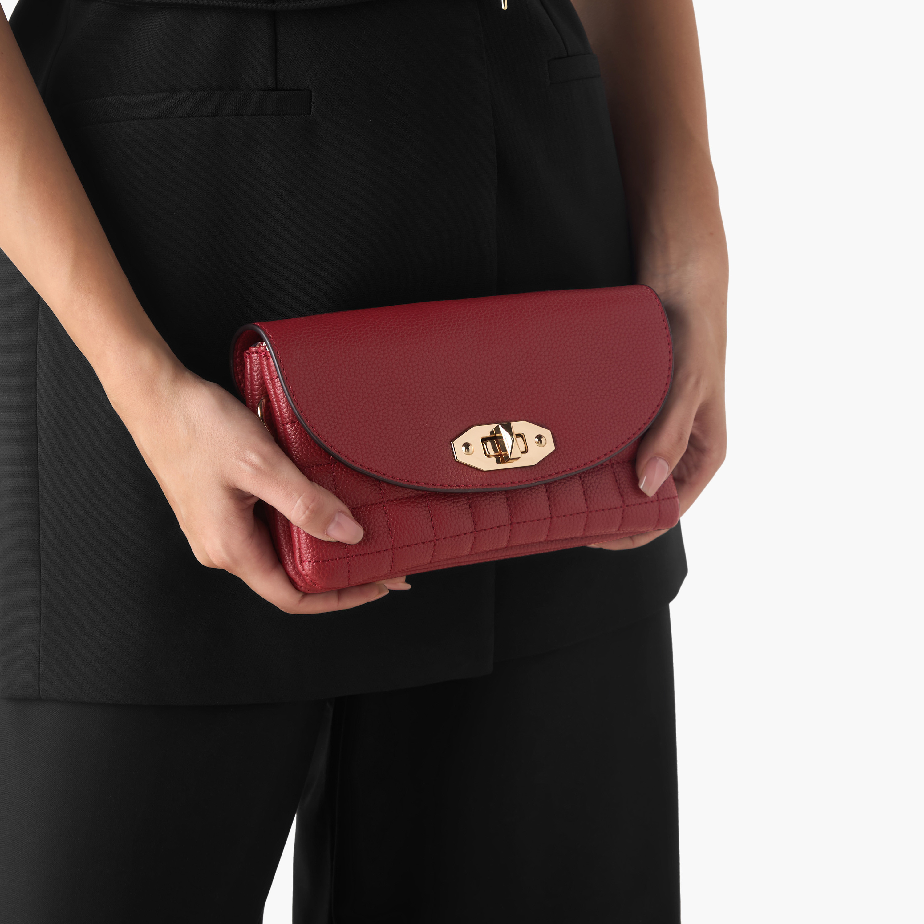 شنطة كروس بودي مبطنة بقفل إغلاق من أدور-women-bagsandwallets-handbags-image-2
