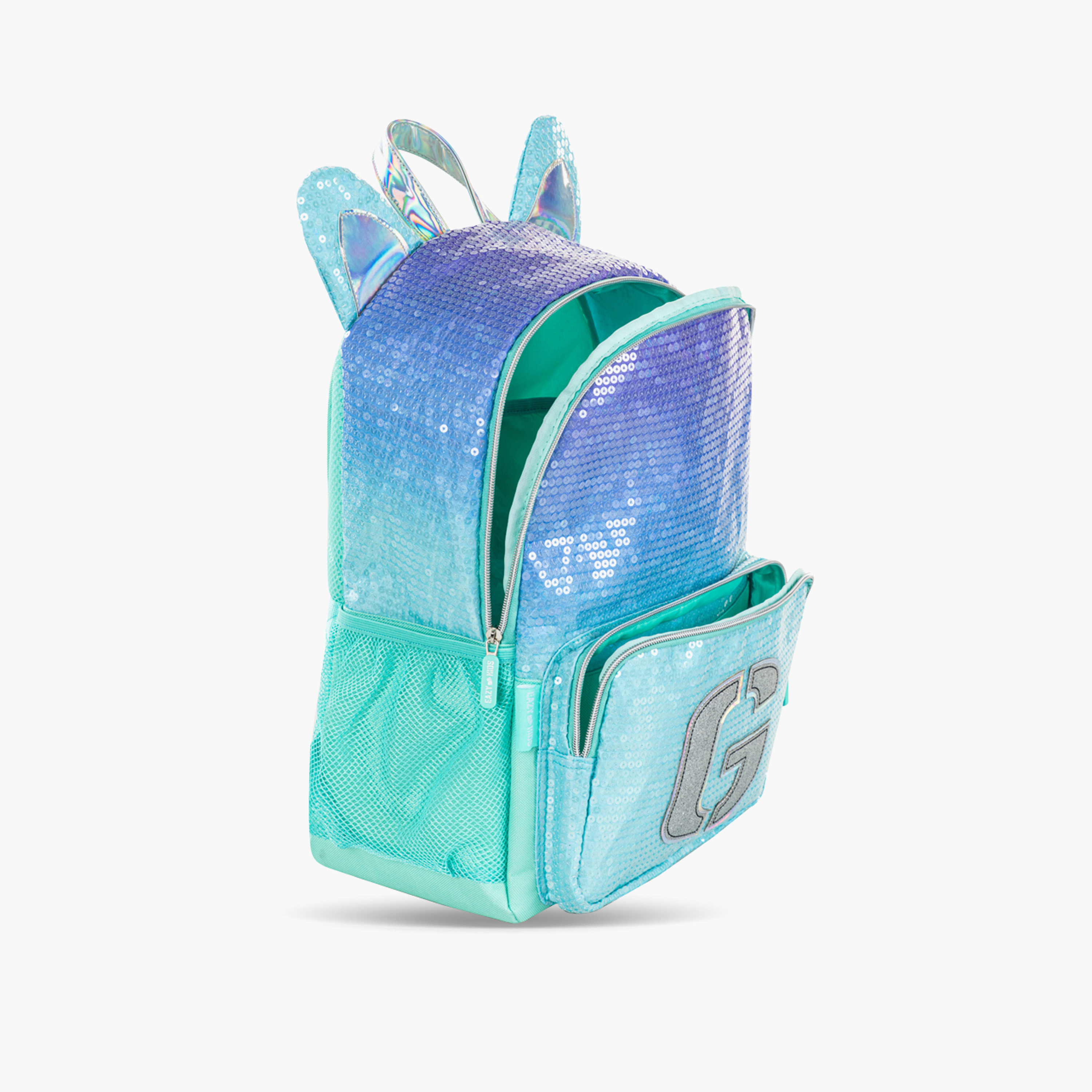 Eazy Kids Sequin 3-Piece Backpack School Bag Set for Kids with Lunch Bag and Pencil Pouch - 17-inch-school-bagsandbackpacks-sets-image-4