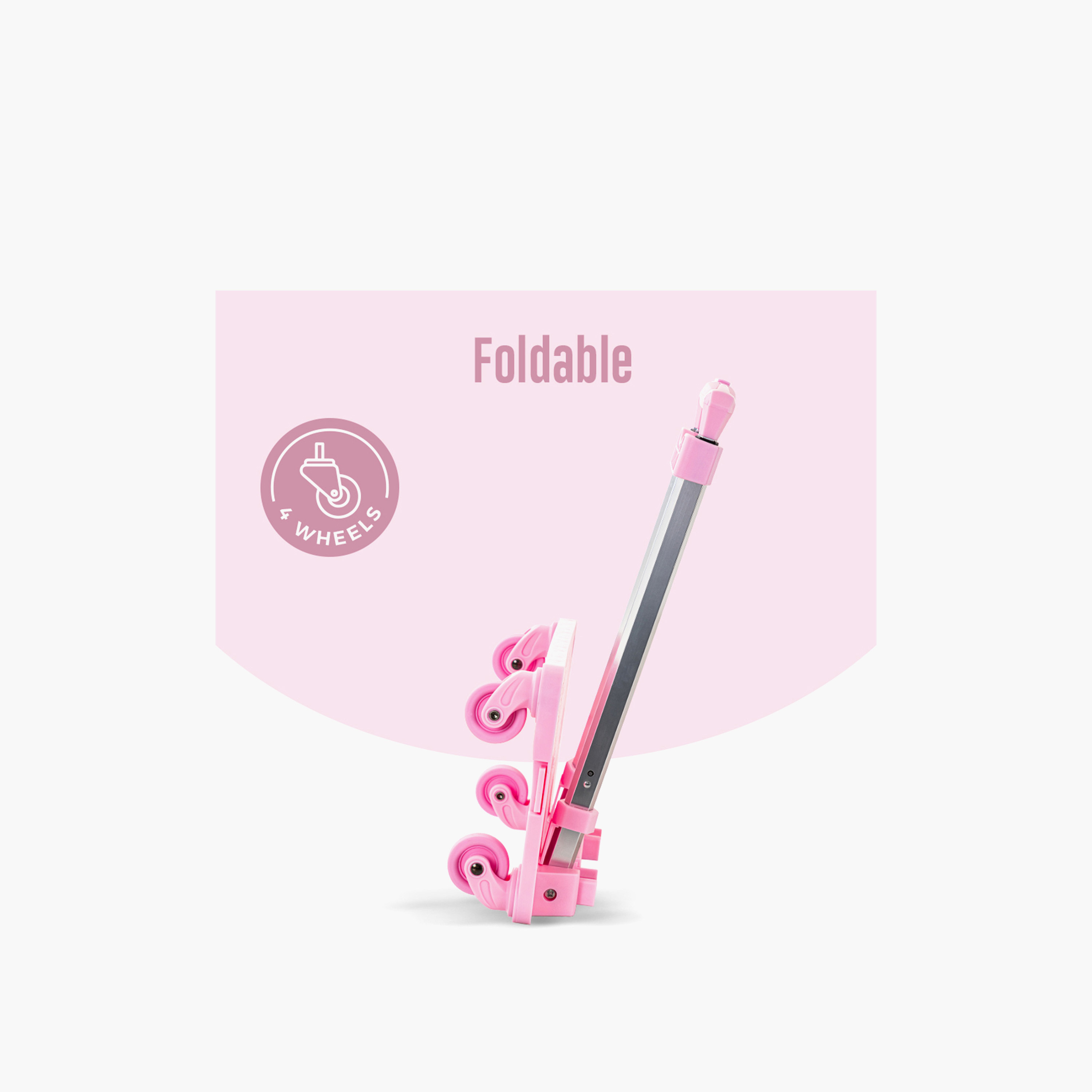 Eazy Kids 4-Wheel Bag Trolley for Kids - Foldable-school-bagsandbackpacks-trolleybags-image-6