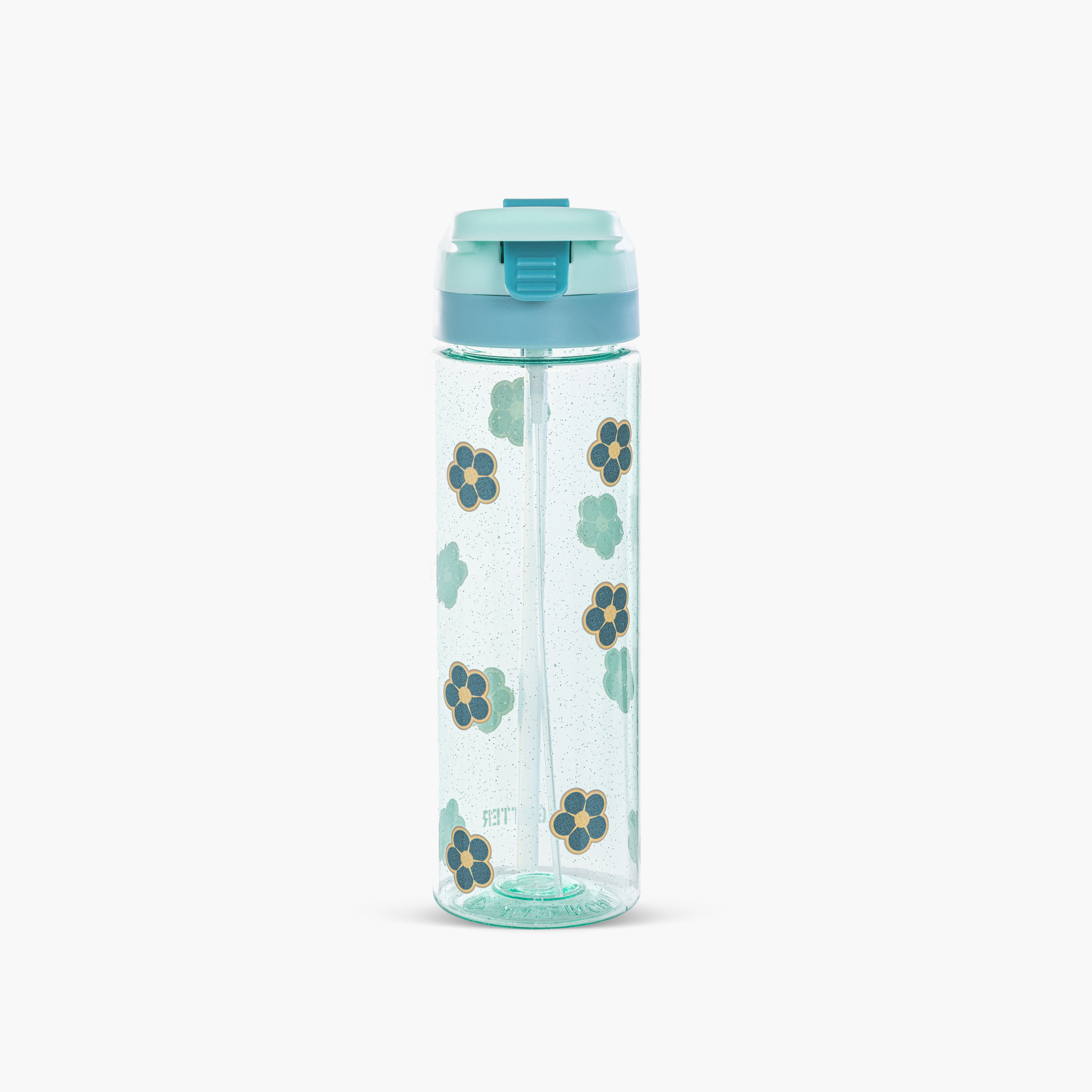Eazy Kids Floral Print Tritan Water Bottle with Flip Spout and Spray Nozzle - 750 ml-school-waterbottles-image-2
