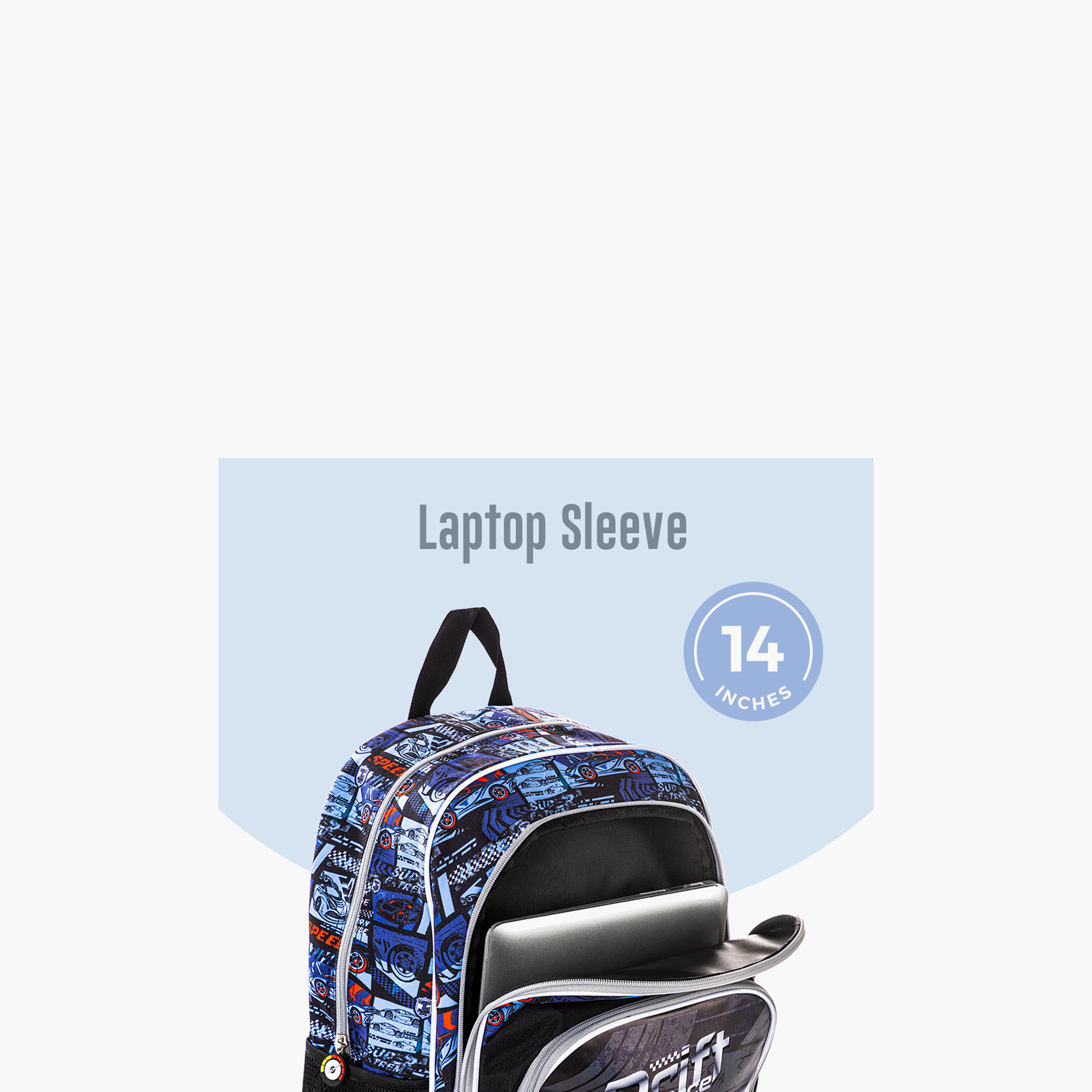 Eazy Kids Print 3-Piece Backpack School Bag Set for Kids with Lunch Bag and Pencil Pouch - 18-inch-school-bagsandbackpacks-sets-image-5