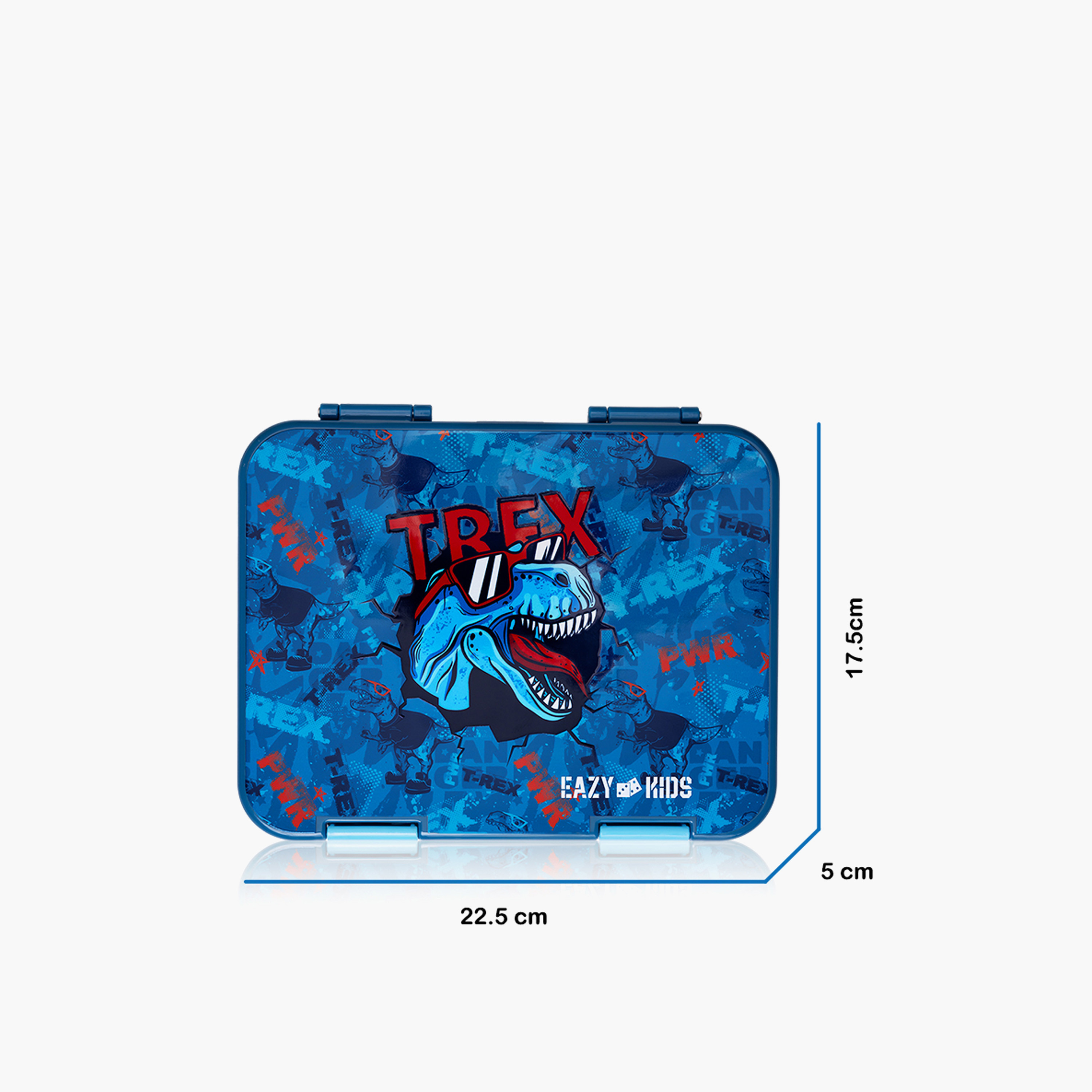 Eazy Kids T-Rex Convertible Bento Box for Kids with Sandwich Cutter-school-lunchessentials-lunchboxes-image-4
