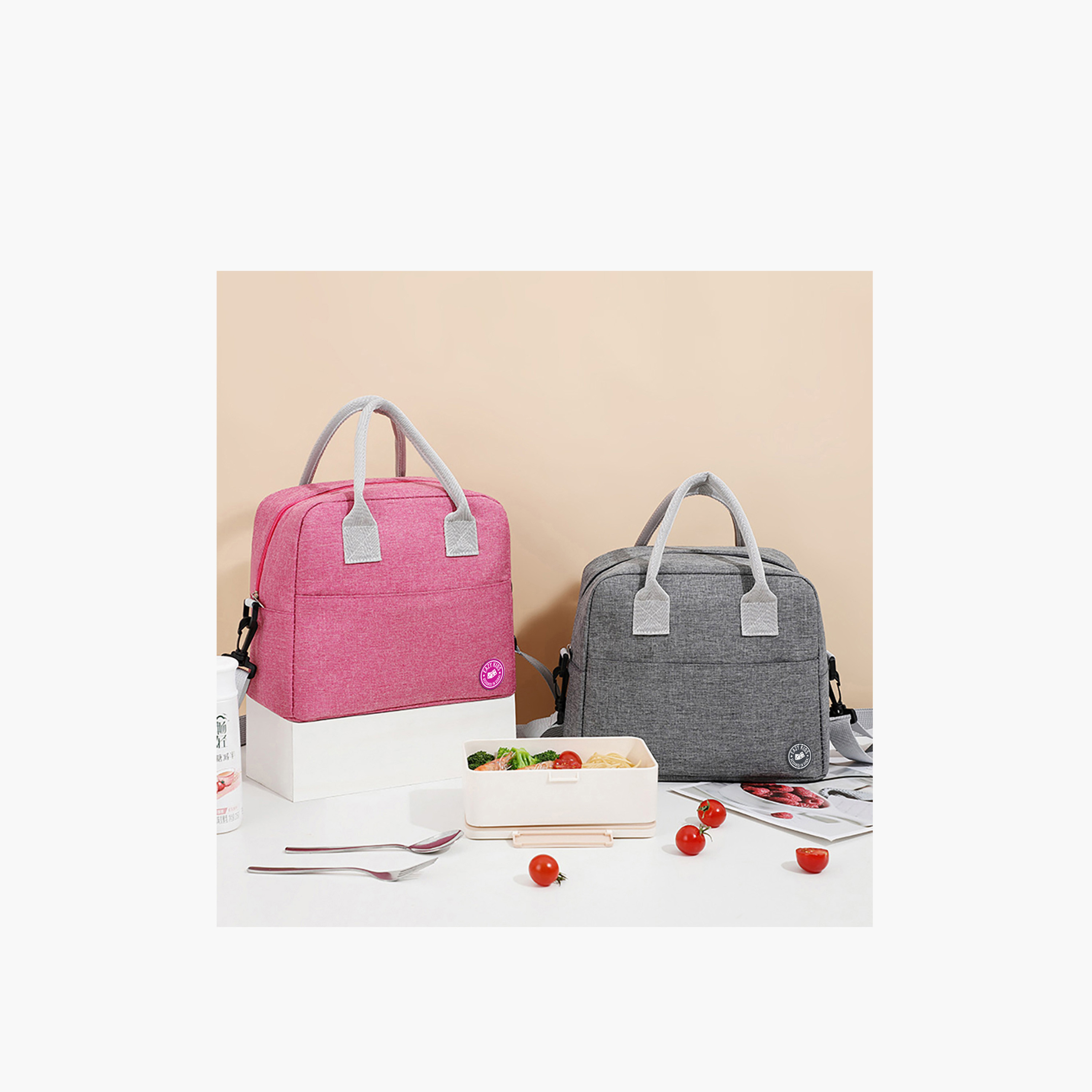 شنطة غداء معزولة بمقابض علوية للبنات من إيزي كيدز-school-lunchessentials-lunchbags-image-5