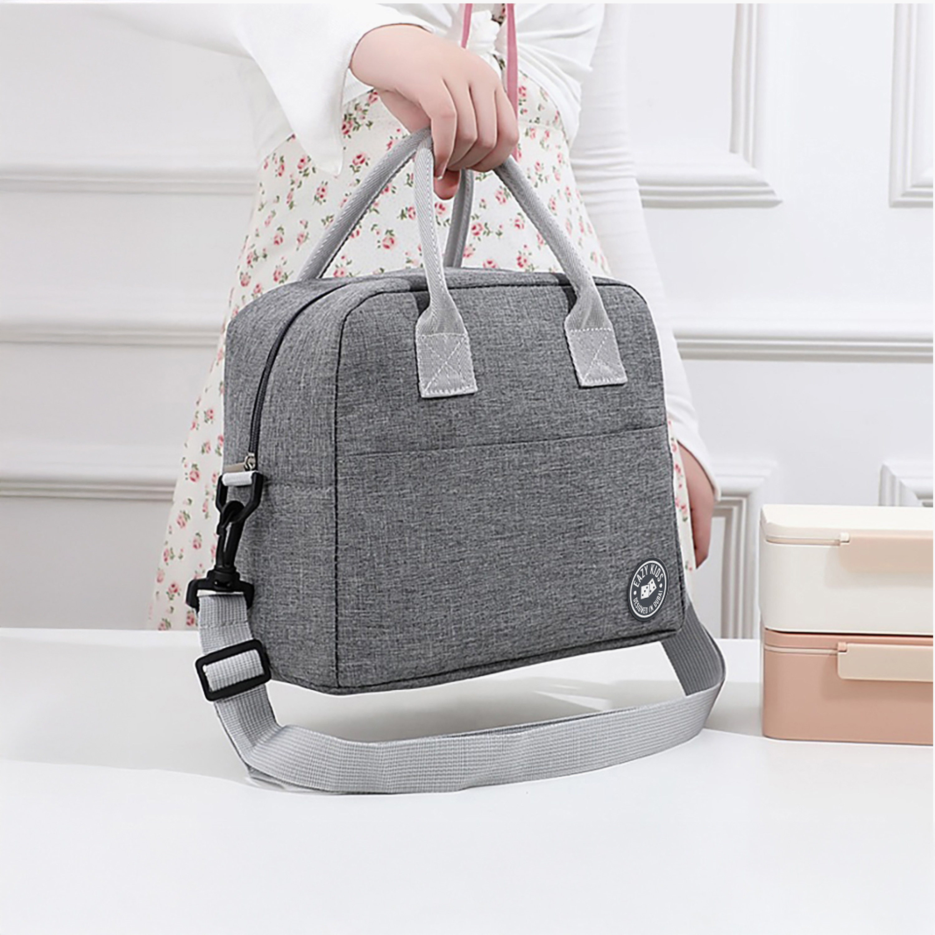 شنطة غداء معزولة للأطفال مع مقابض علوية من إيزي كيدز-school-lunchessentials-lunchbags-image-2