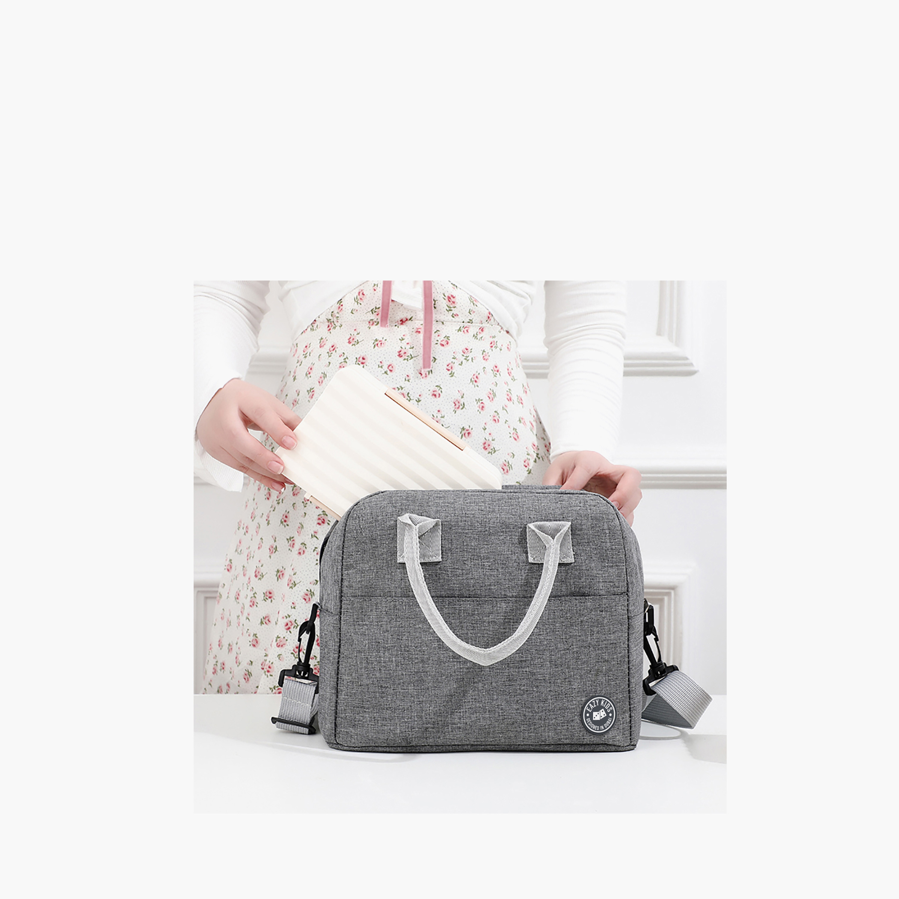 شنطة غداء معزولة للأطفال مع مقابض علوية من إيزي كيدز-school-lunchessentials-lunchbags-image-4
