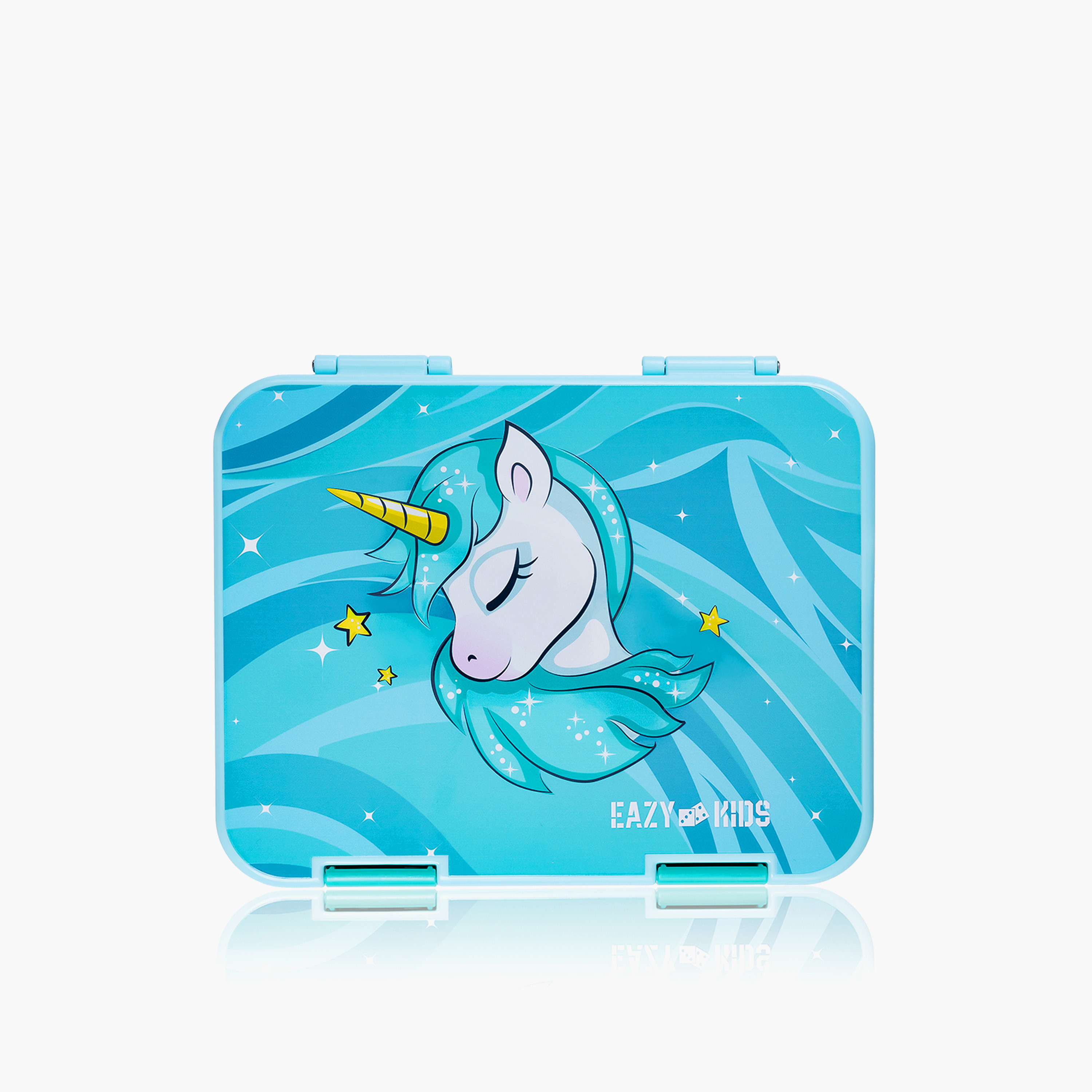 Eazy Kids Unicorn Convertible Bento Box for Girls with Sandwich Cutter-school-lunchessentials-lunchboxes-image-3